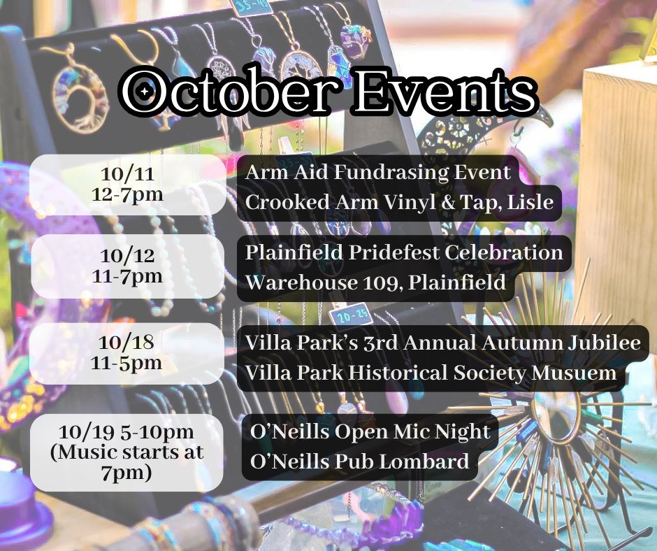 Got some fun stuff happening this month!! Hope to see some familiar faces!! 💜✨