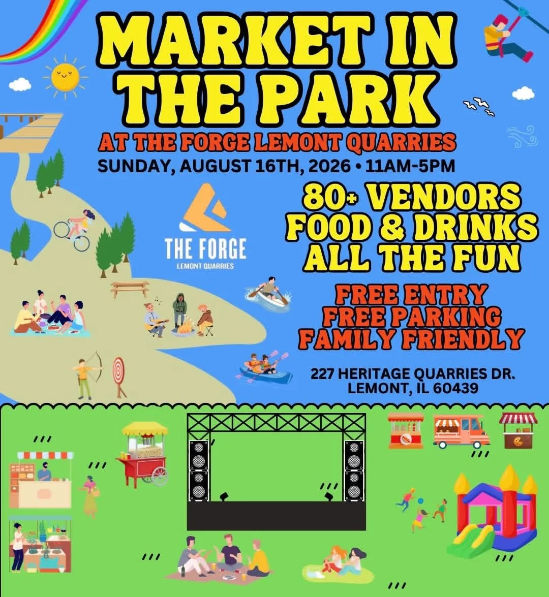 Market in the Park at The Forge: Lemont Quarries