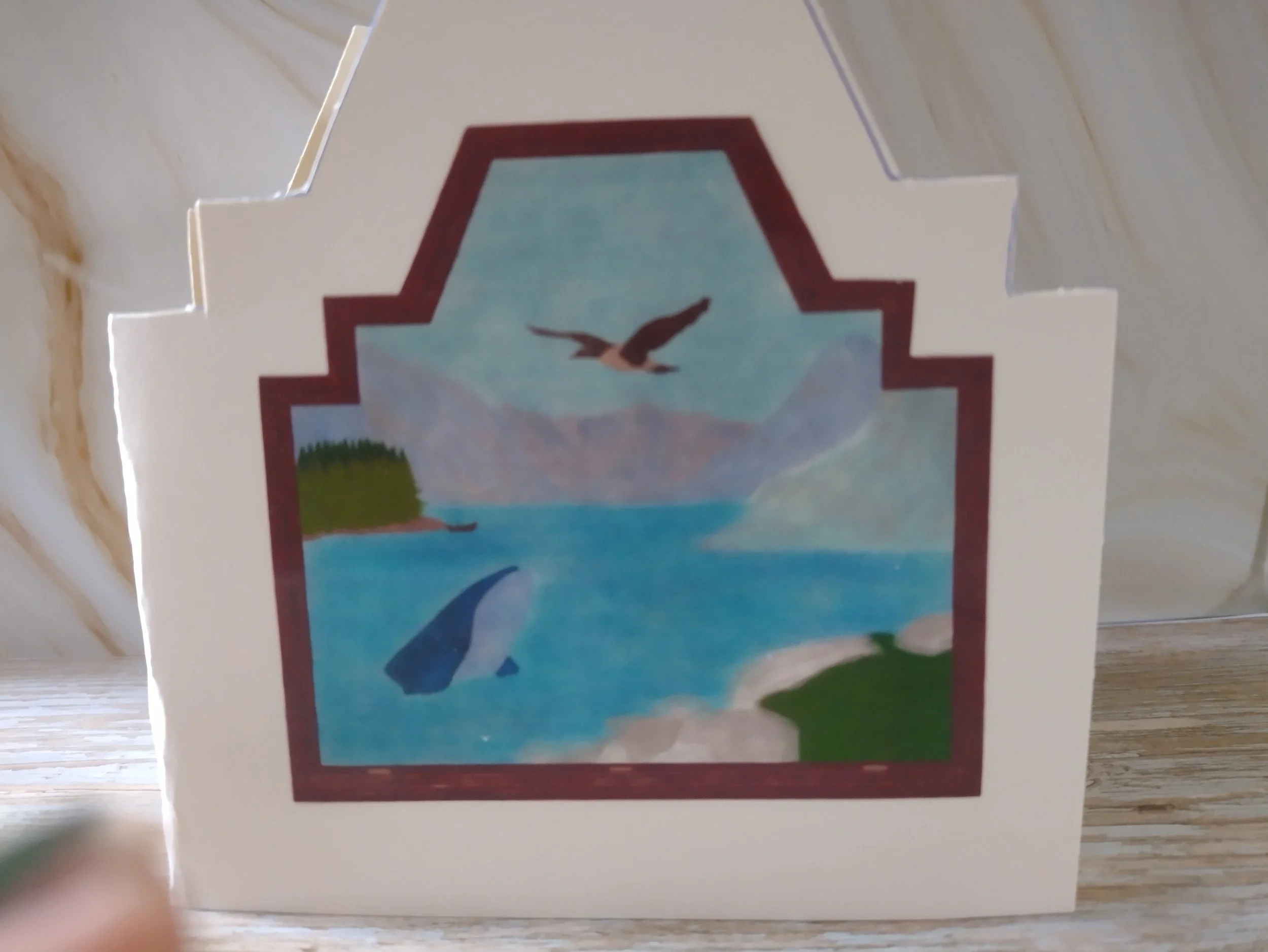 Whispers Across the Water — Greeting Card