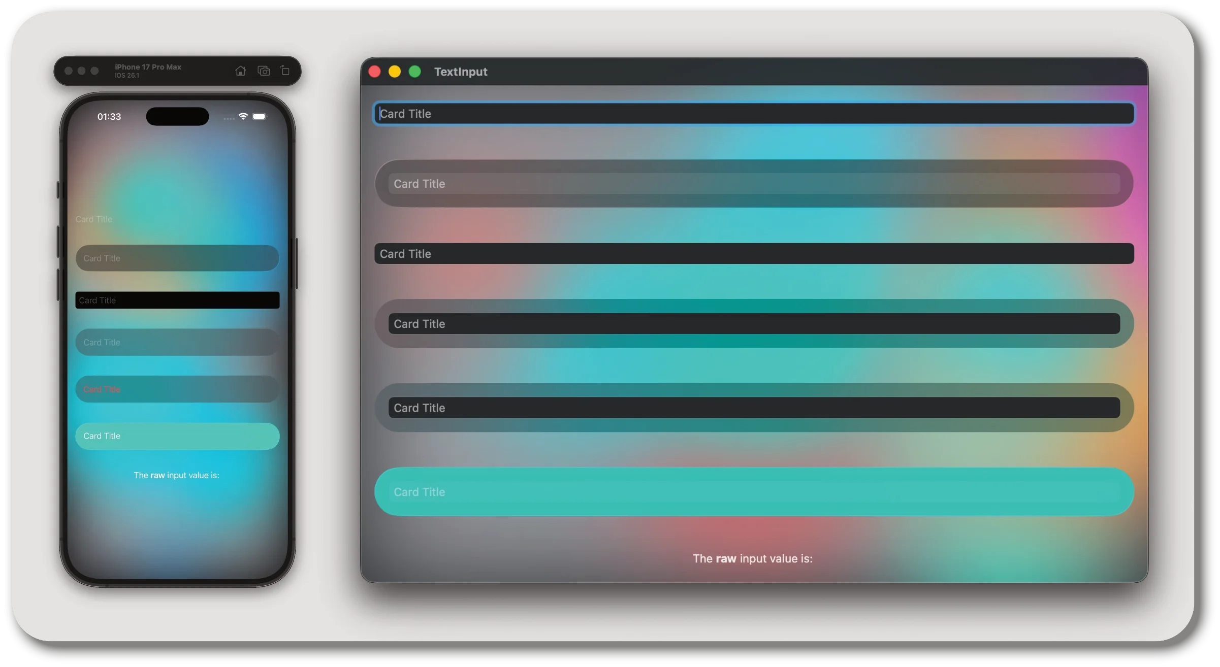 Sample TextField Styles