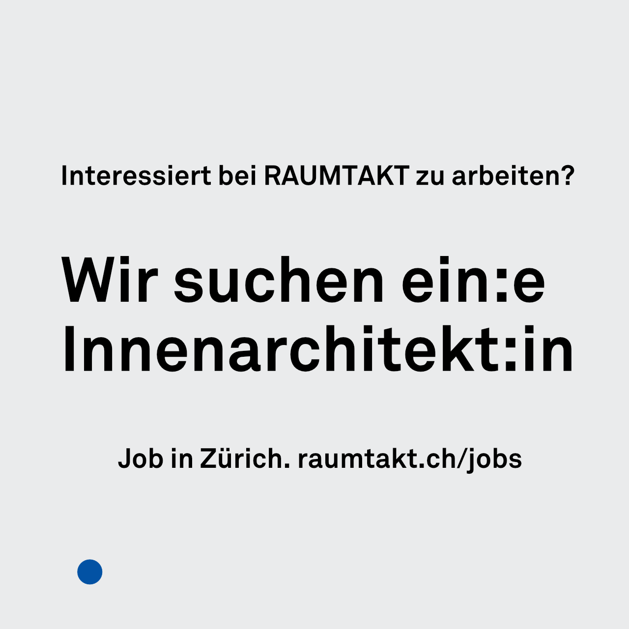 Innenarchitekt:in, Projektleitung (80–100 %)