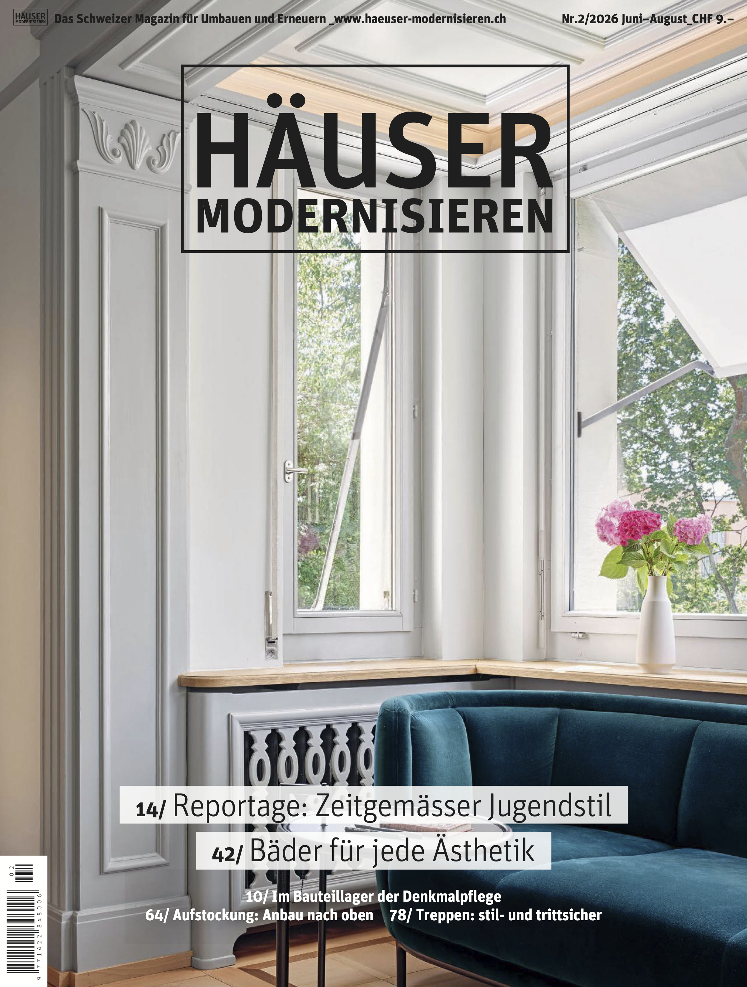 Häuser Modernisieren 2/2026, Reihenhaus Zürich 1924