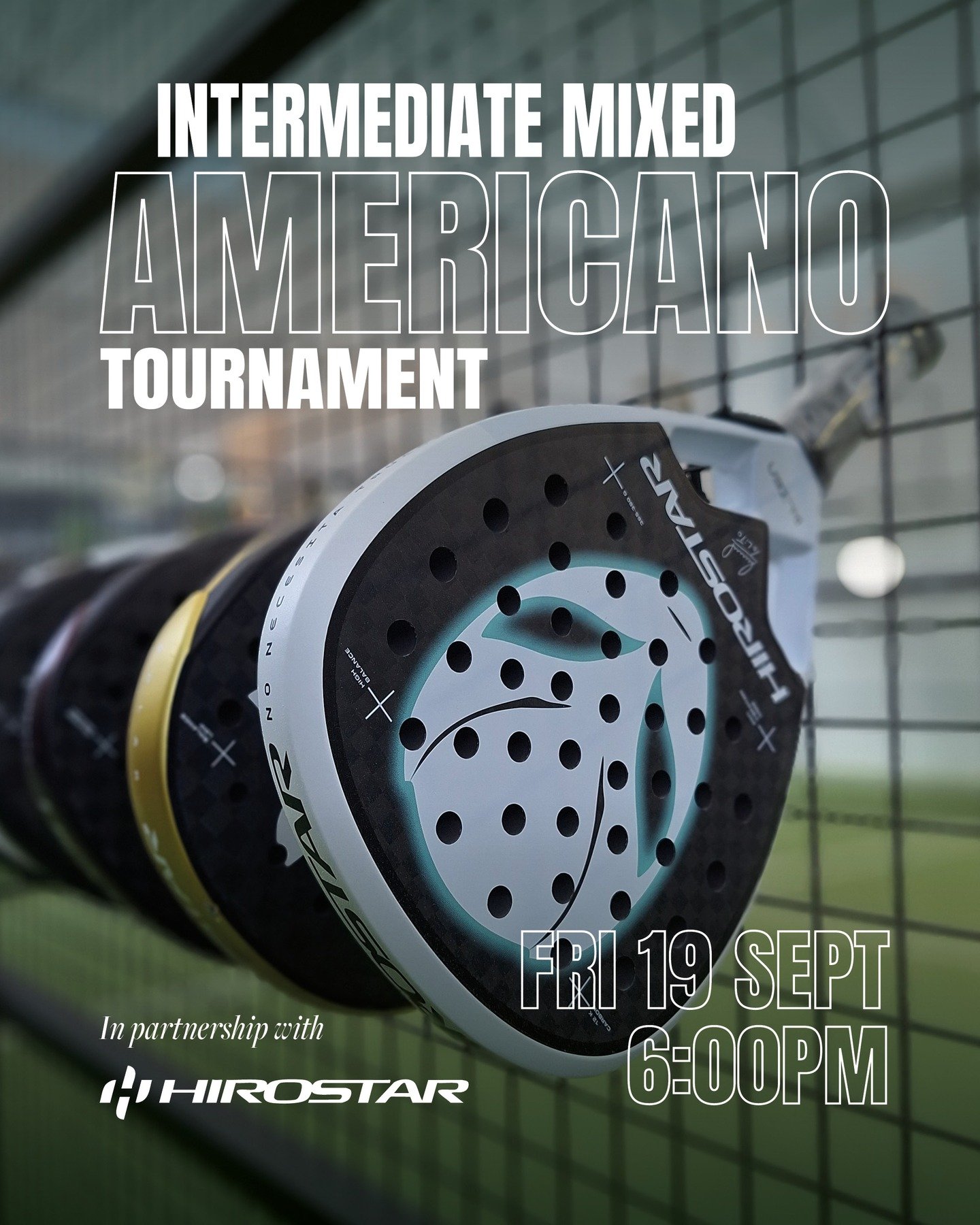 🎾✨ Our Midweek Americano Series rolls on next Friday with a competitive evening designed for intermediate players looking to test themselves in fast-paced, social matchplay 🙌

🤝 The Americano format ensures everyone gets plenty of game time, fresh