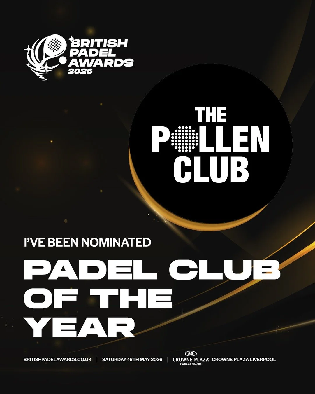🚨🏆 Big News! 🏆🚨
 
We are proud to announce we have been nominated for Padel Club of The Year at British Padel Awards 2026!
 
This nomination is a fantastic recognition of not only our contribution to the sport, but to the revitalisation of what w