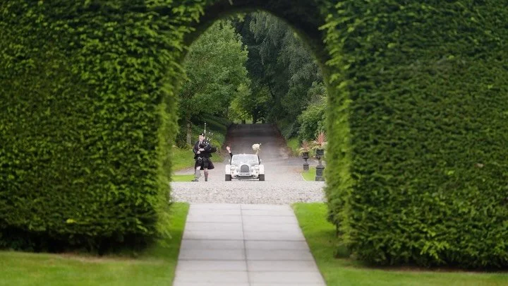 As the Legionnaires of Love that we are, we spent our own first wedding anniversary capturing the wedding of a couple of legends @novakidd87 &amp; @entrepreneurecosse Massive congrats guys, boy did you arrive in style! 🤩🪩❣️

#bride #scottishbride #
