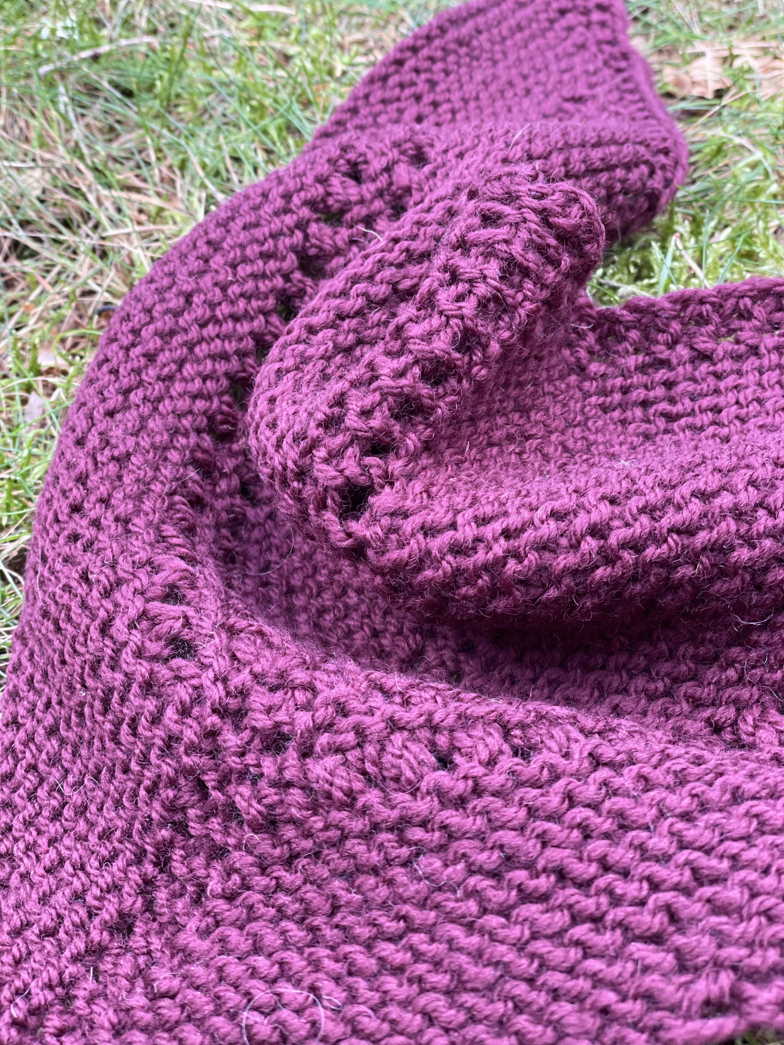 Knit bandana