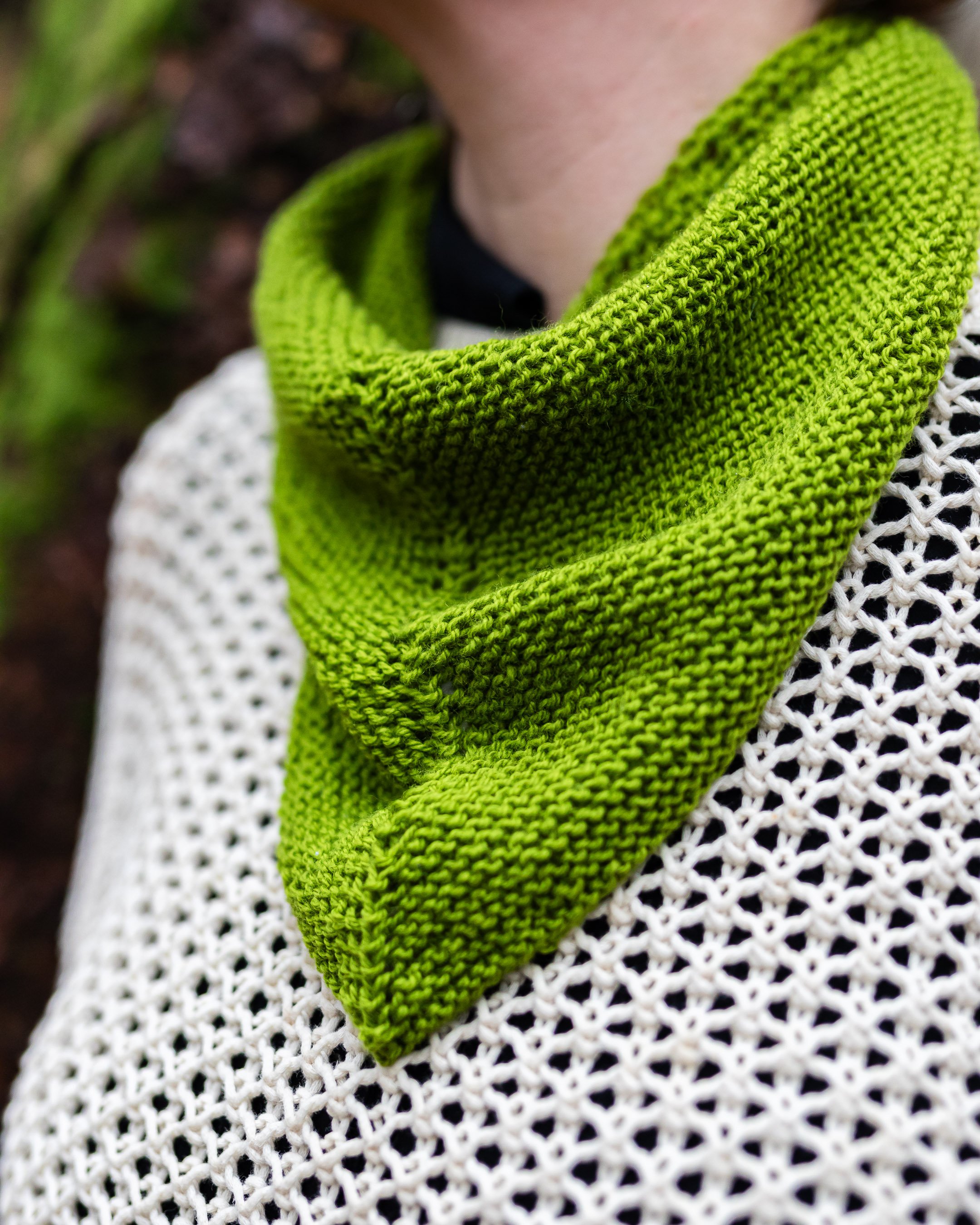 Knit bandana