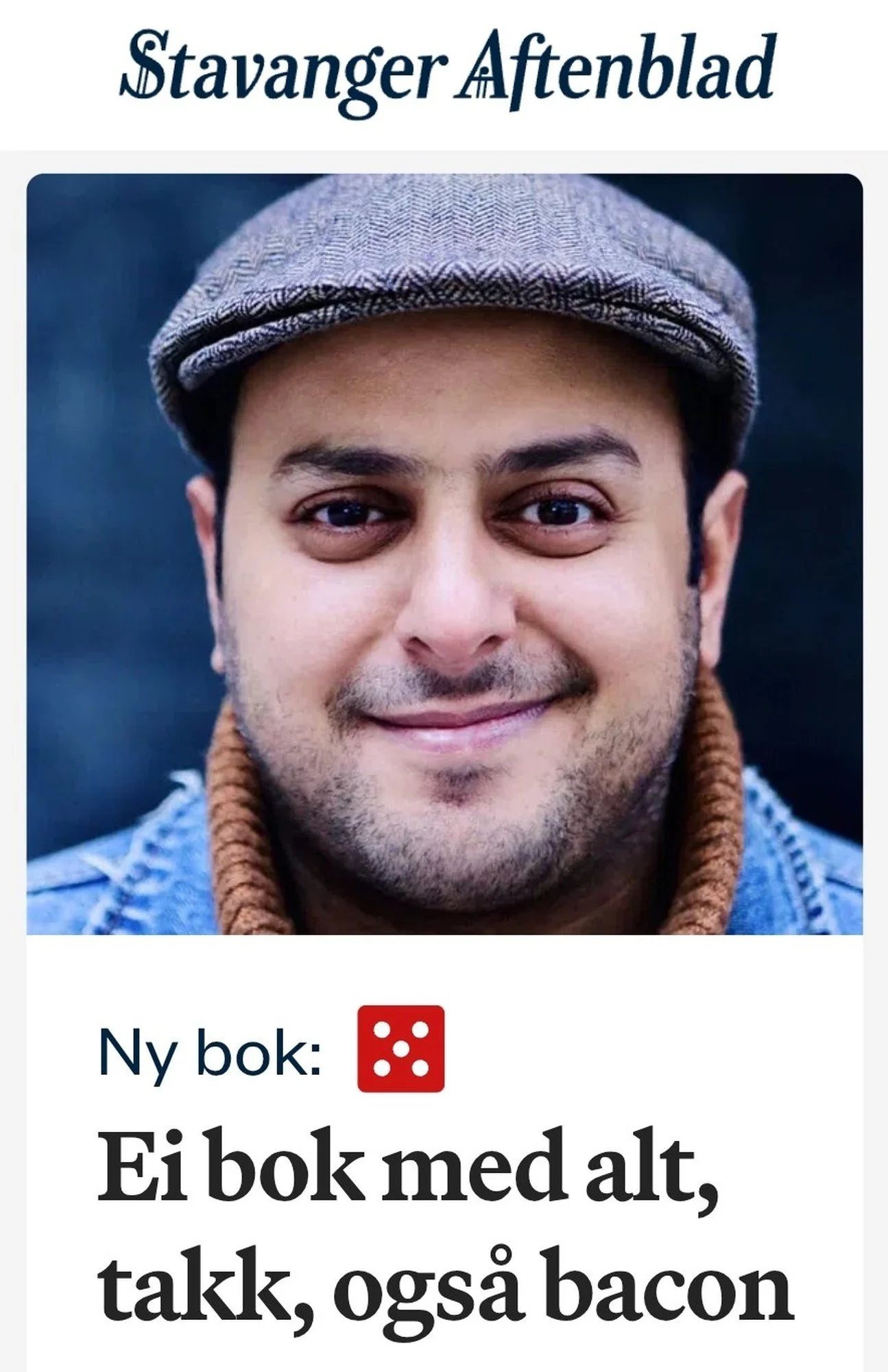 Presseoppslag om Mohammed Basefer i Stavanger Aftenblad