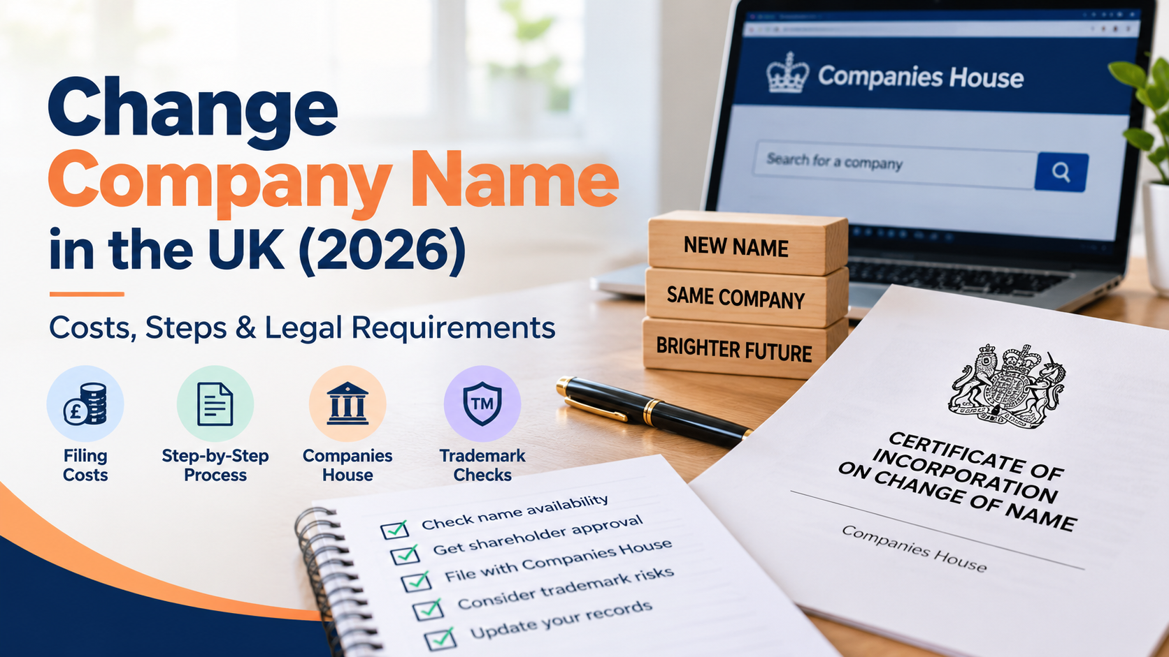 Change Company Name UK (2026): Costs, Steps &amp; Legal Requirements