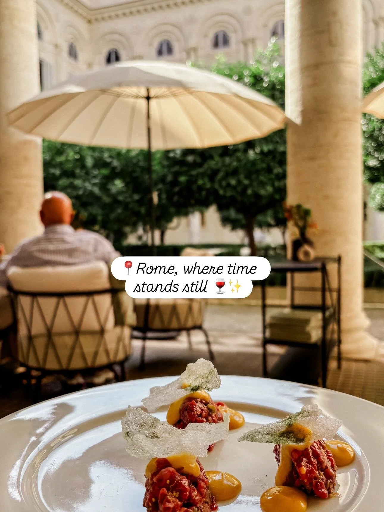 📍Rome, where time stands still 🍷✨

If you, too, are a fan of subtle vibes and quiet beauty that feels like a love letter to life &mdash;
save these gems for your next Roman escape 🇮🇹💋

When I travel, I don&rsquo;t chase tourist spots.
I look for