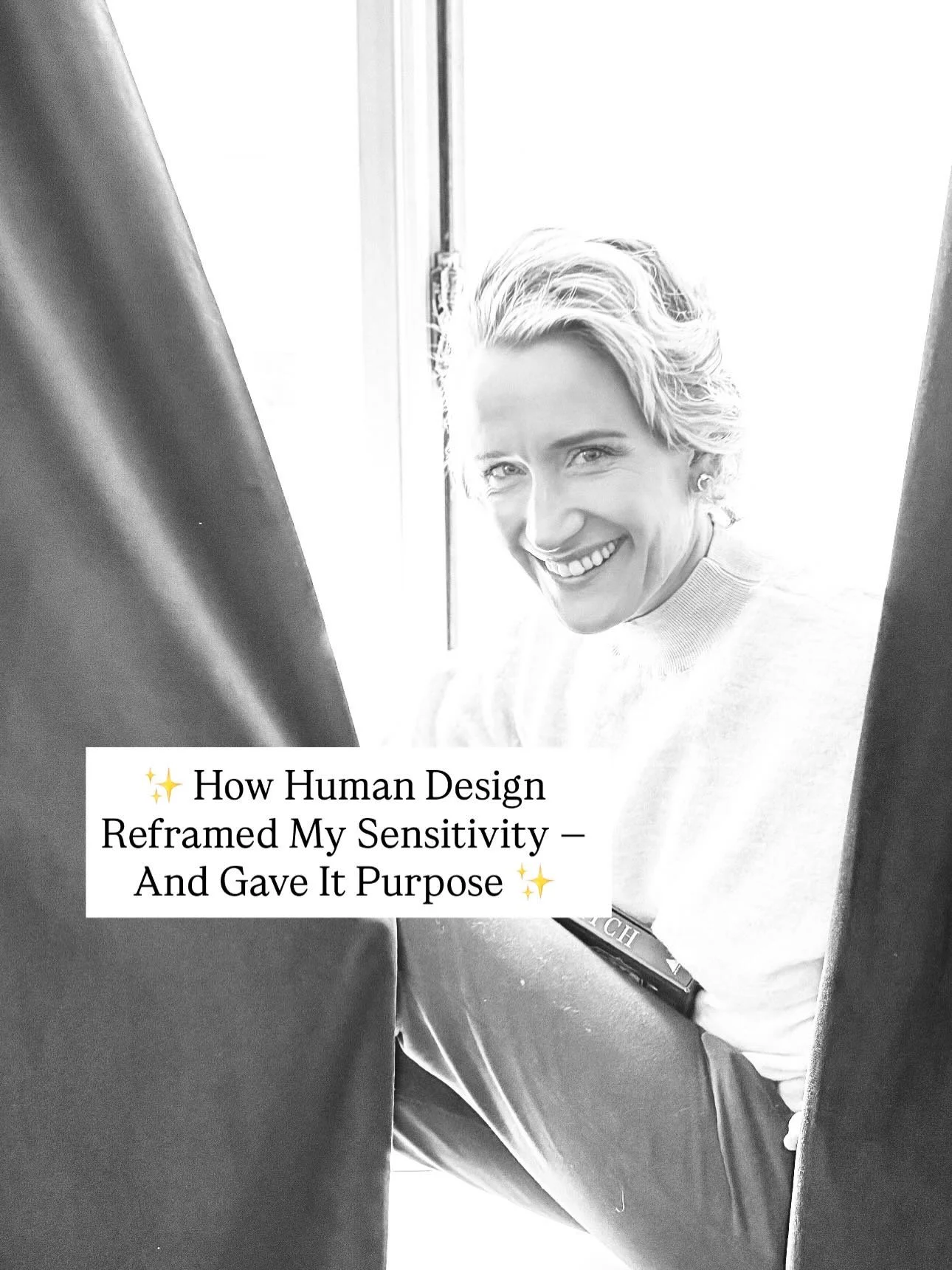 ✨ How Human Design Reframed My Sensitivity &mdash; And Gave It Purpose ✨

For over 40 years, I couldn&rsquo;t understand my sensitivity.

This constant curiosity followed me:

Why do I feel so different in every room?
Why do I change around certain p
