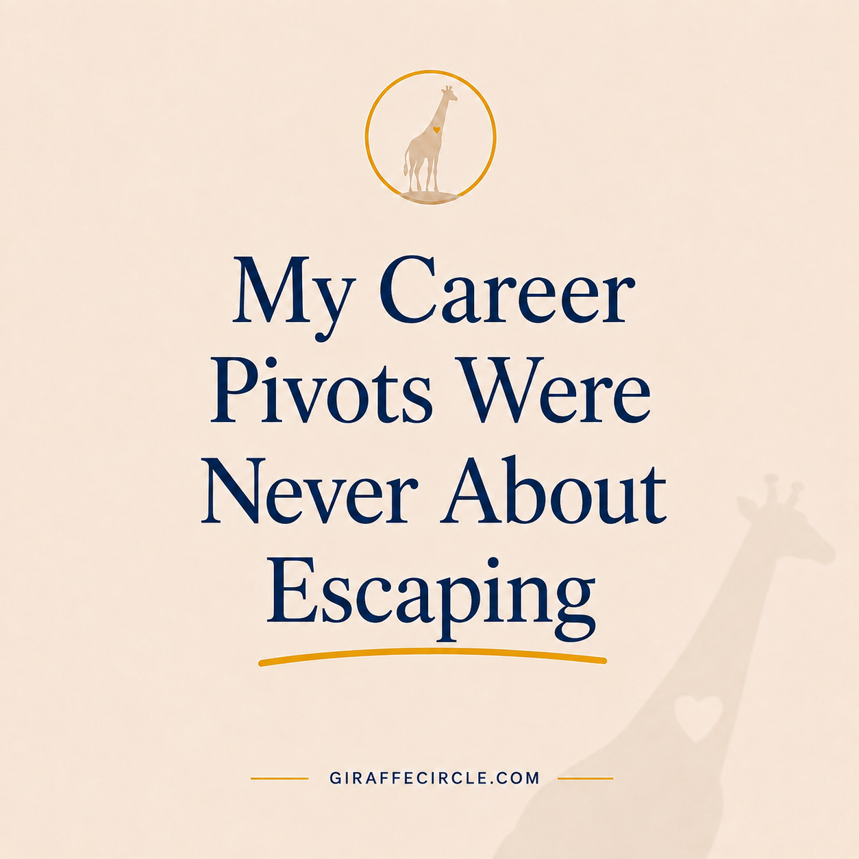 my career pivots