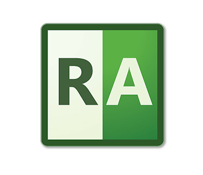 Green and white rectangular logo with the letters 'R' and 'A' separated vertically by a thin line.