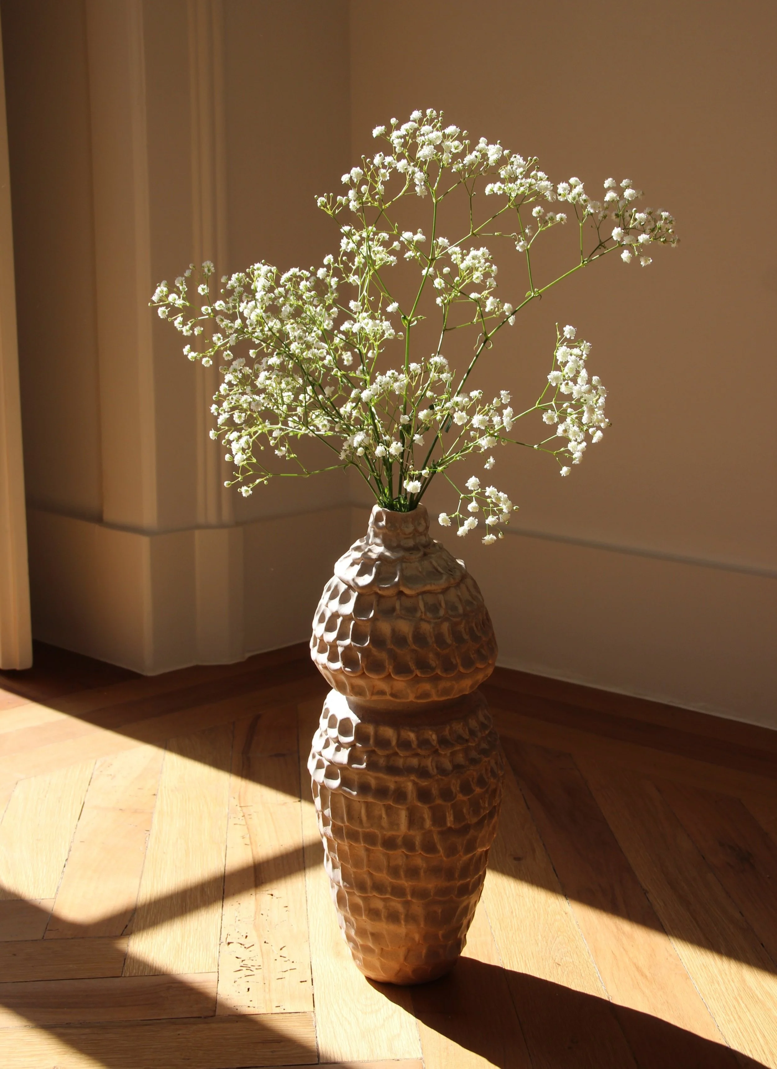 Sculptural ceramic vase design