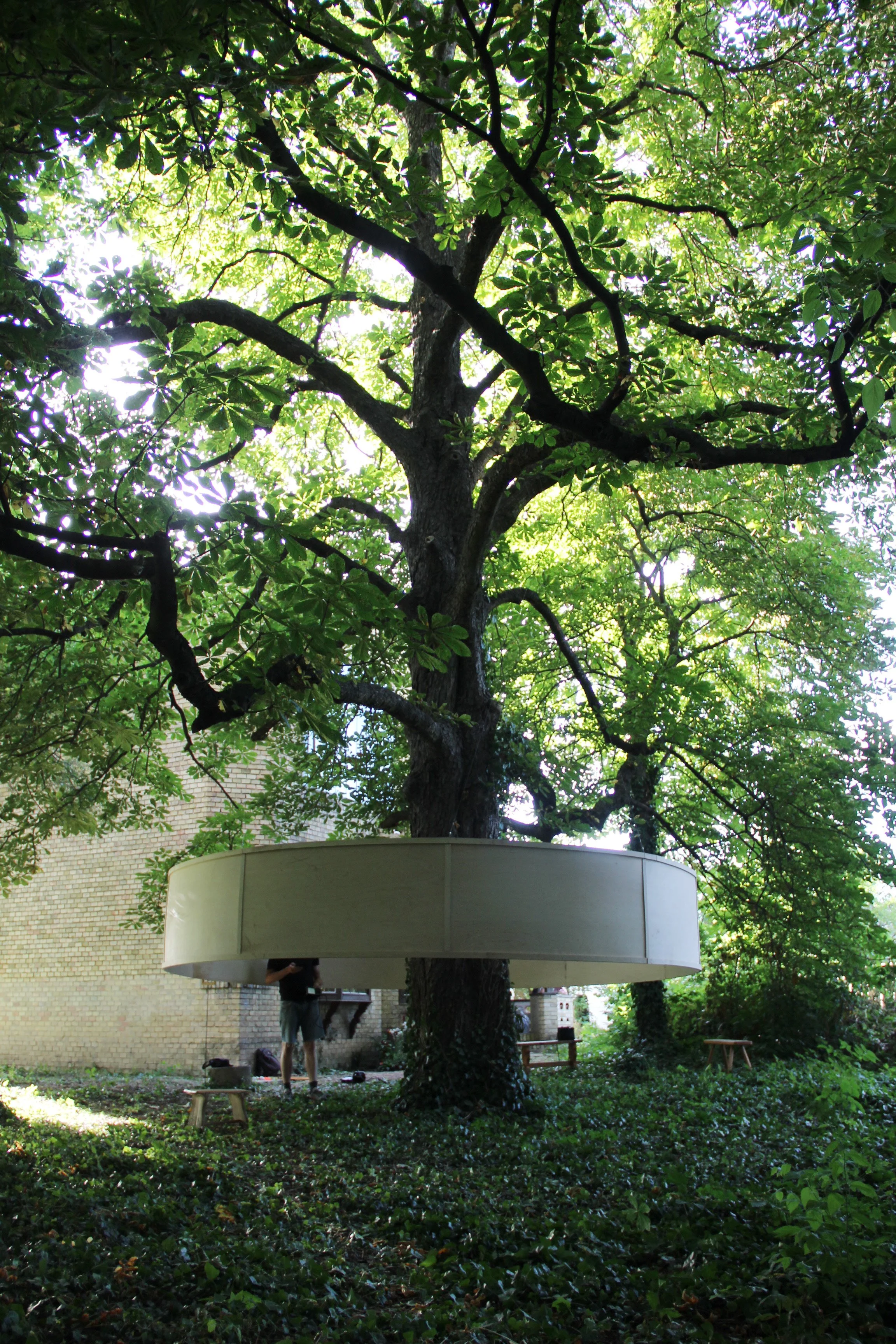 Outdoor art installation about nature and cultural heritage