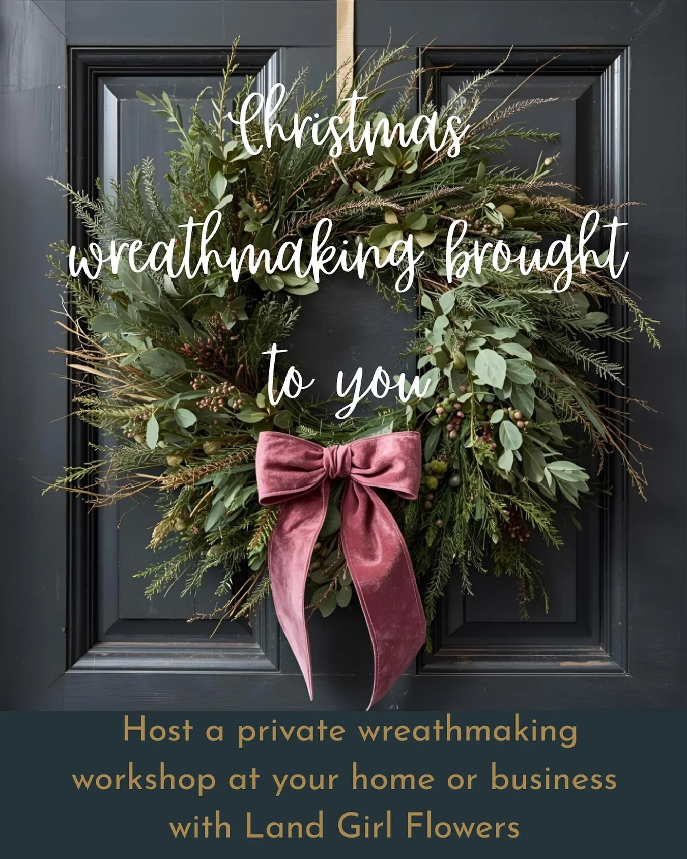 If you&rsquo;re planning a team activity for your employees during the festive season, we&rsquo;re offering wreathmaking workshops brought to you. They are such a lovely inclusive way of enjoying the festive season as a team. 

Or get together with f