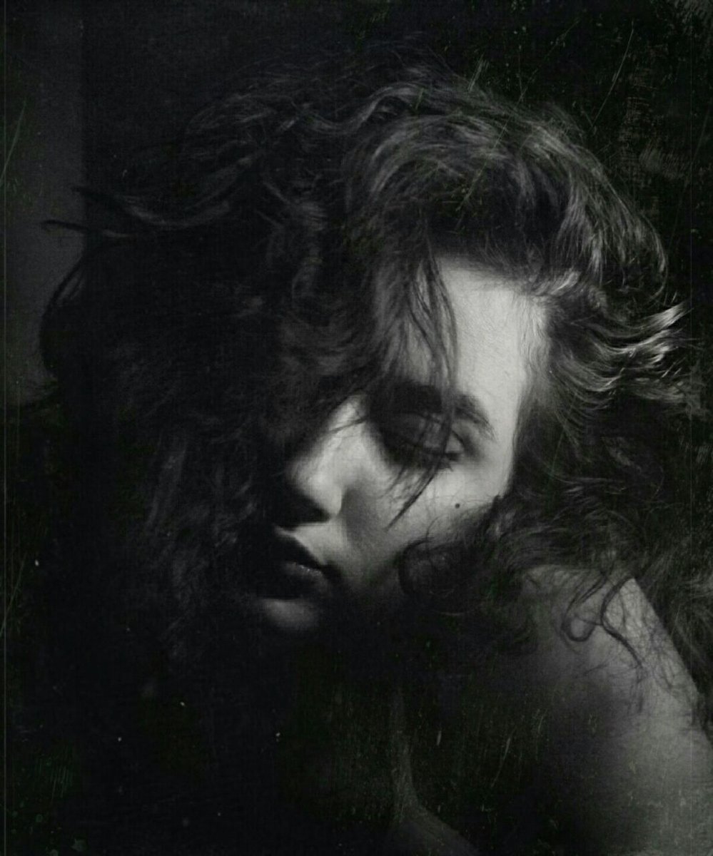 A creative portrait that combines classic techniques with abstract aesthetic elements.