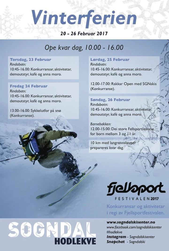 Vinterferien i Sogndal skisenter