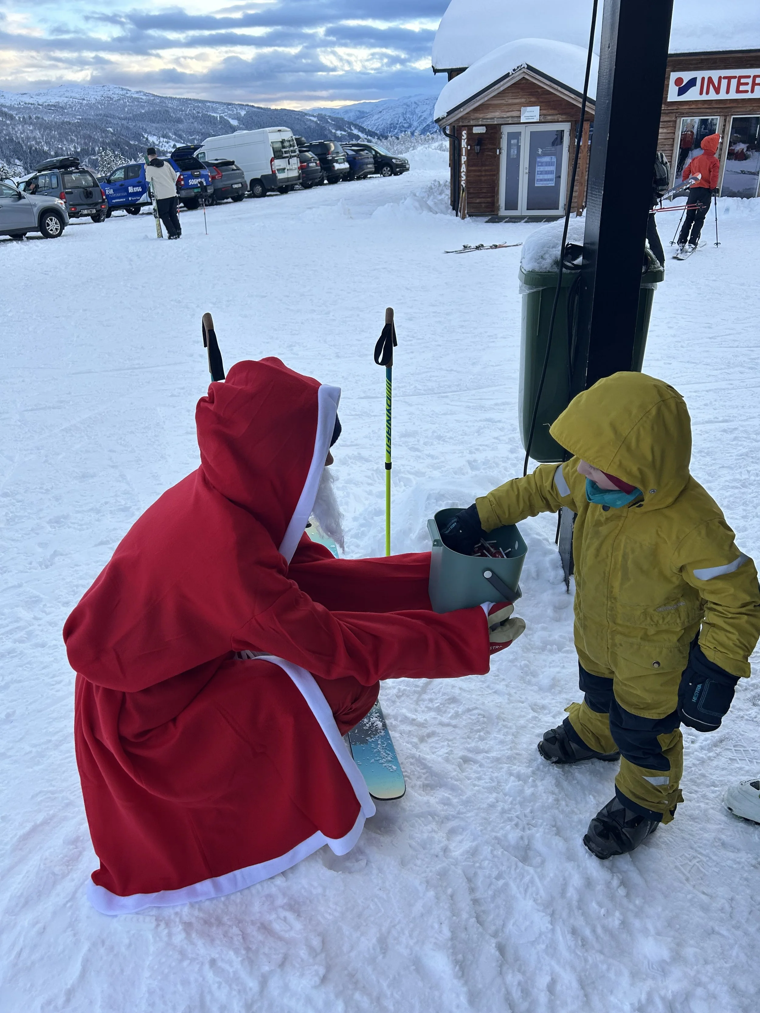 Santa Claus is coming for a visit