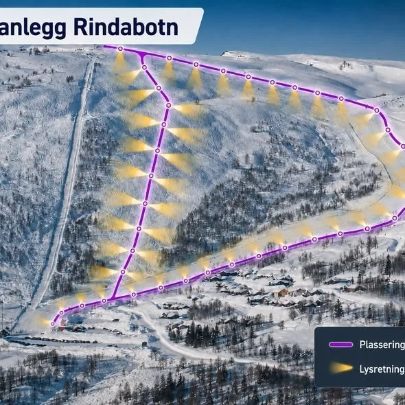 New lighting system in Rindabotn