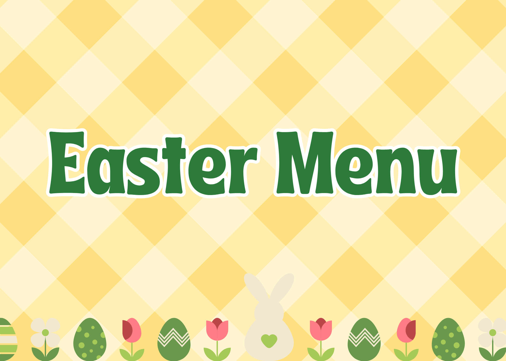 Easter Menu