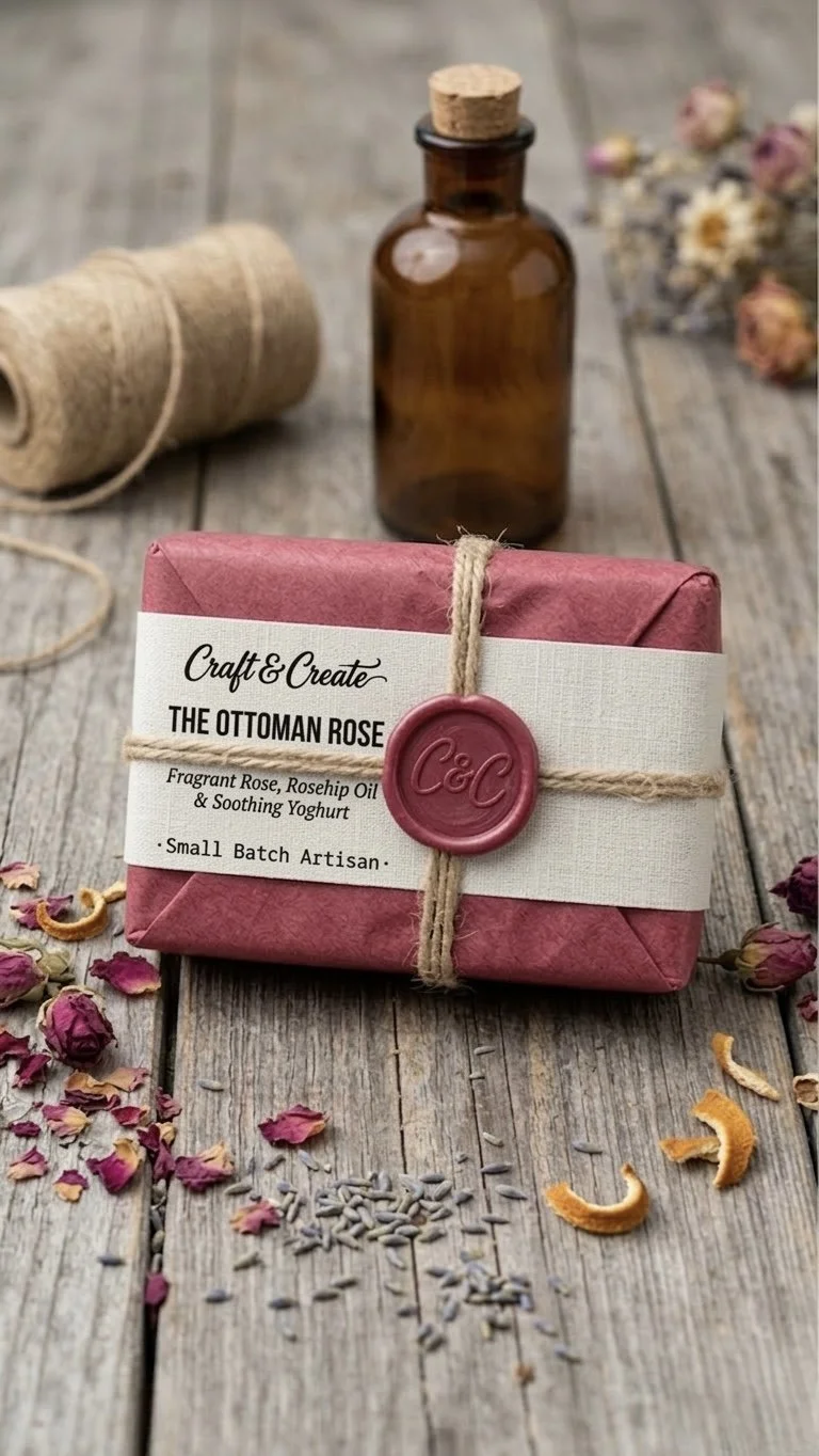 Ottoman Rose: Rosehip, Yoghurt & Honey Soap