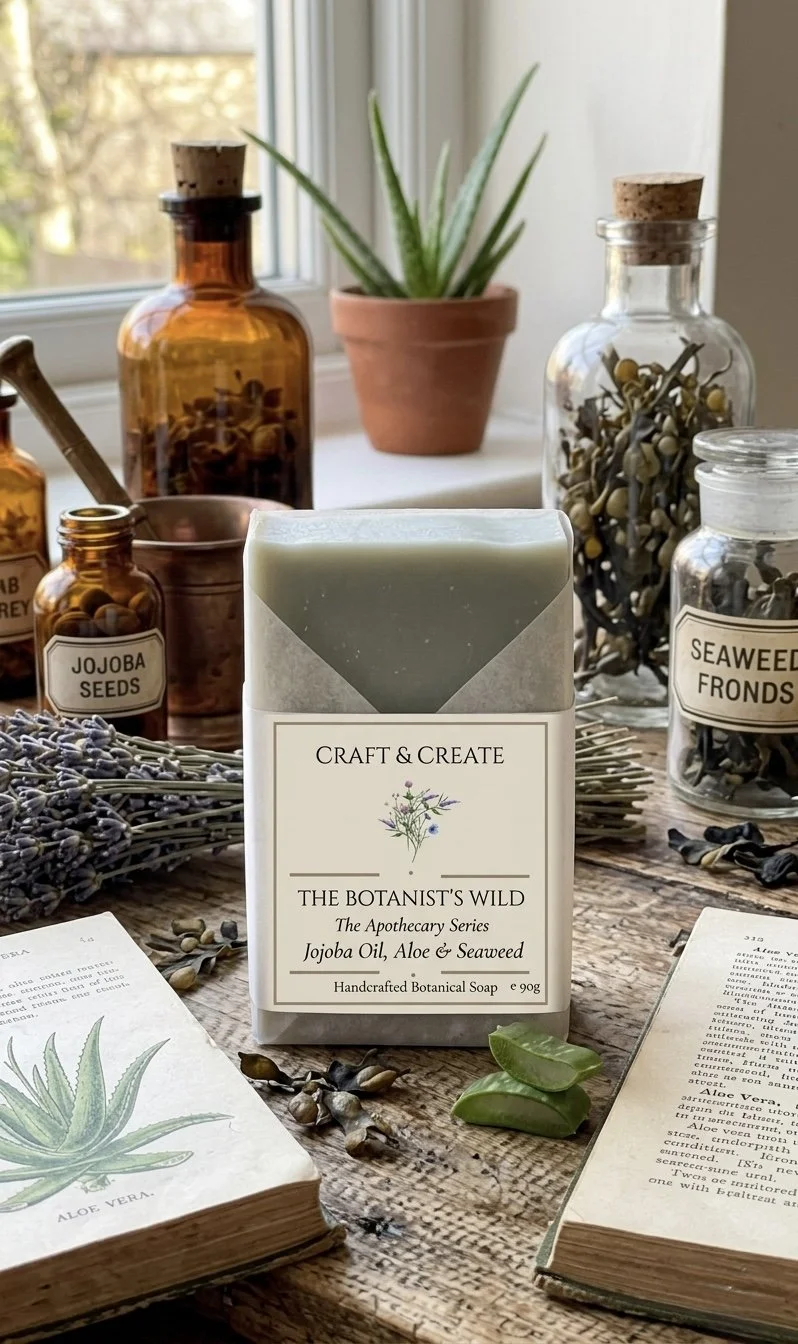 The Botanist’s Wild Natural Jojoba, Aloe & Seaweed Soap Bar