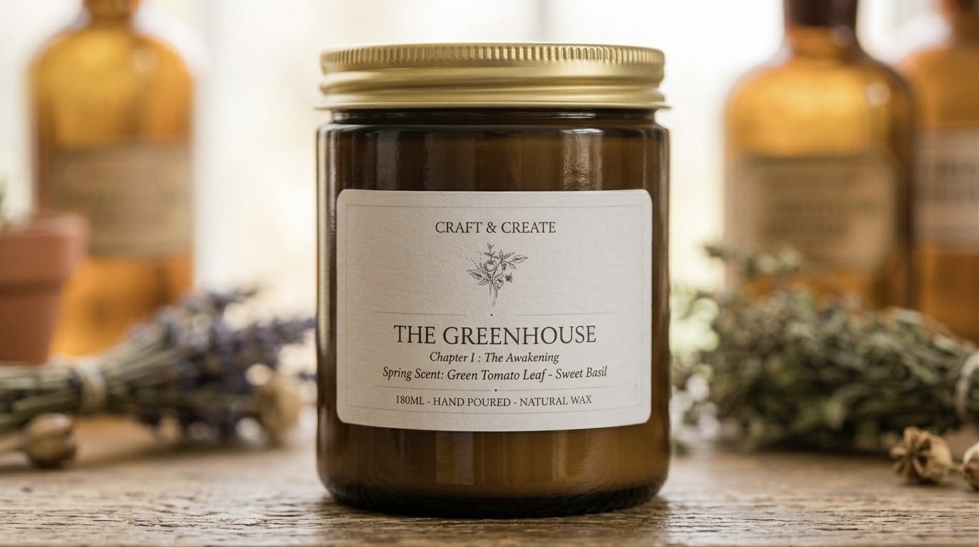 The Greenhouse Natural Wax Candle