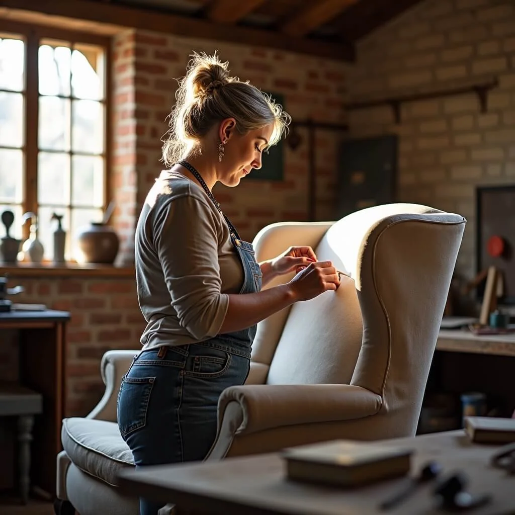 Wing Chair Upholstery Course