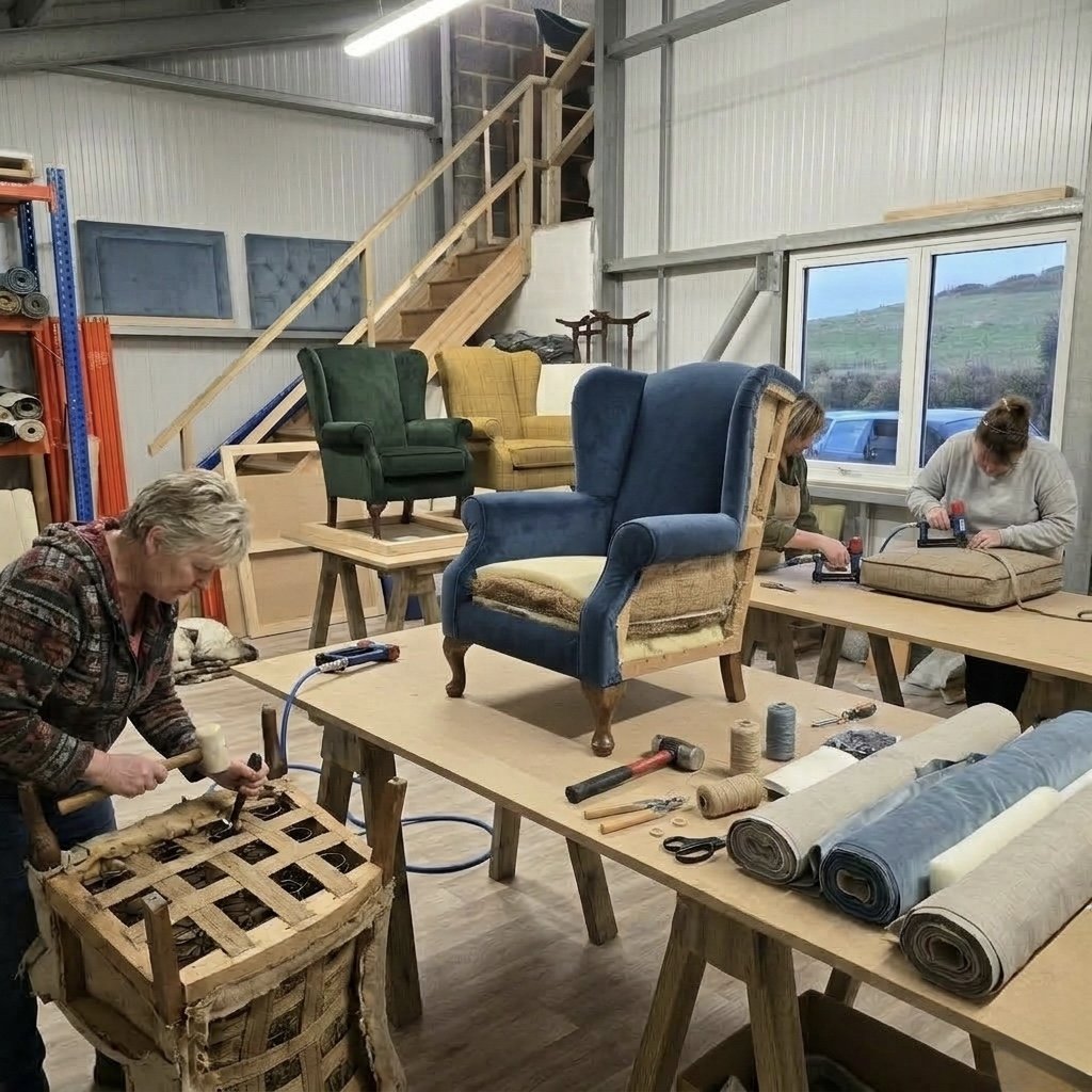 Wing Chair Upholstery Course