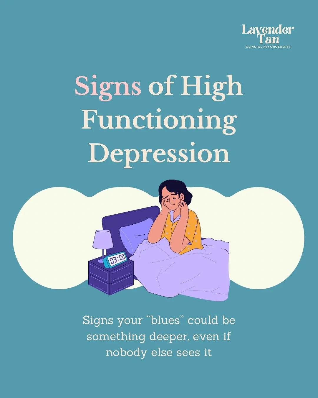 High functioning depression can be so insidious in the way it lurks beneath the surface, invisible to everyone but yourself. While you may look fine on the outside, inside there&rsquo;s a war raging and you feel like you&rsquo;re struggling to stay a