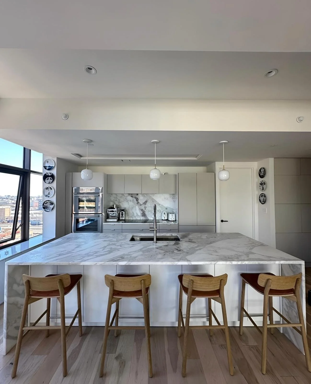 Contemporary Kitchen Remodel by AFT Custom Marble & Granite LLC project photo 2