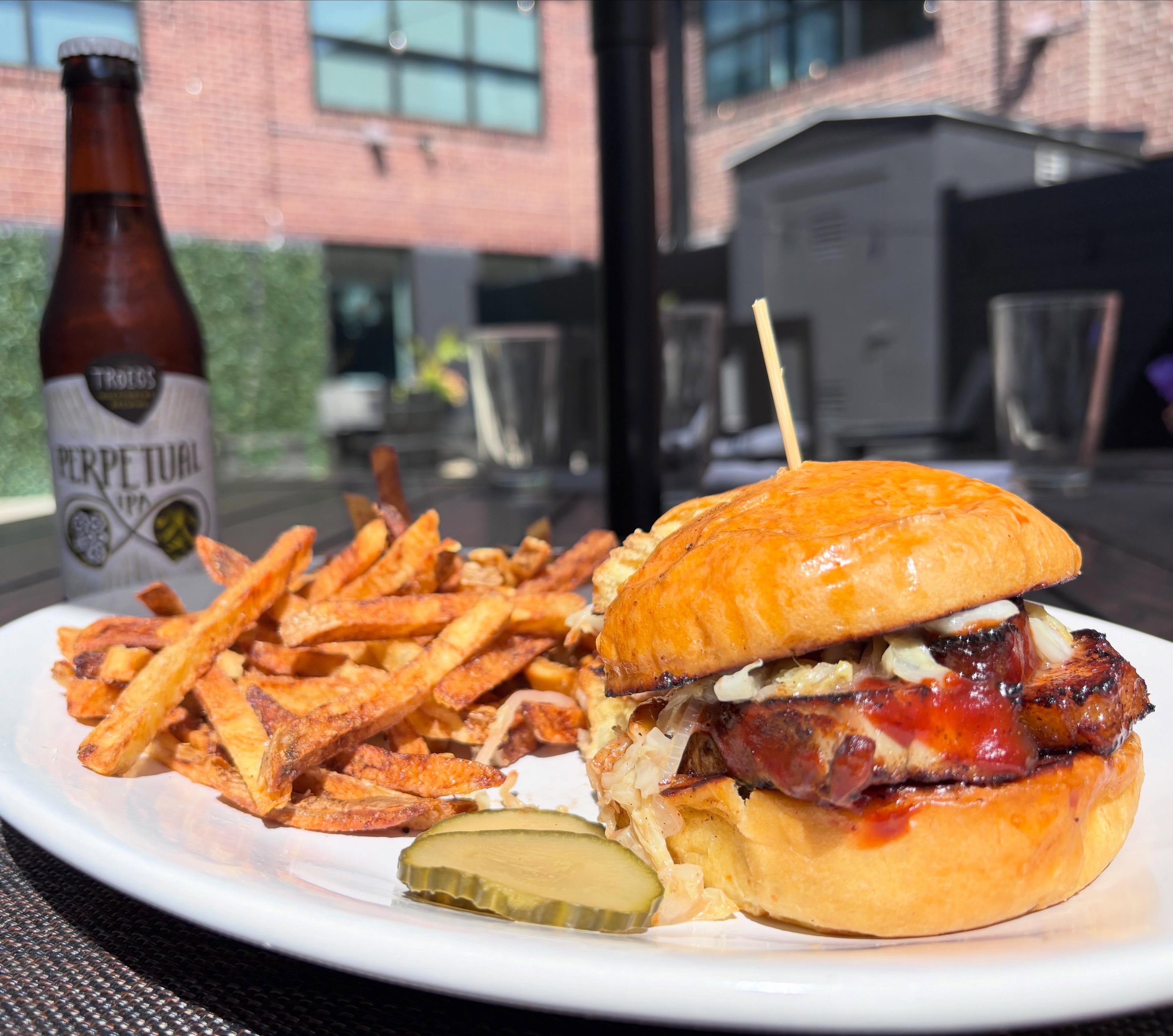 📣 New Hours! 
LUNCH 
Wed-Fri: 11am- 2pm

We are excited to announce we are open for Lunch starting this Wednesday, June 10th! 

This sandwich is part of our new line up and is one of the best things we&rsquo;ve ever tasted! Come try our Pork Belly S