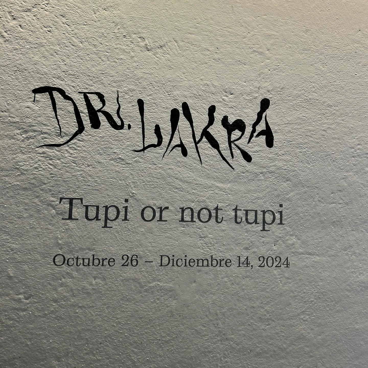 ya est&aacute; disponible mi art&iacute;culo sobre la exposici&oacute;n de &ldquo;tupi or not tupi&rdquo; de @doktorlakra en @kurimanzutto vayan a leerlo! https://www.antologiacontemporanea.com/blog-1/drlakra