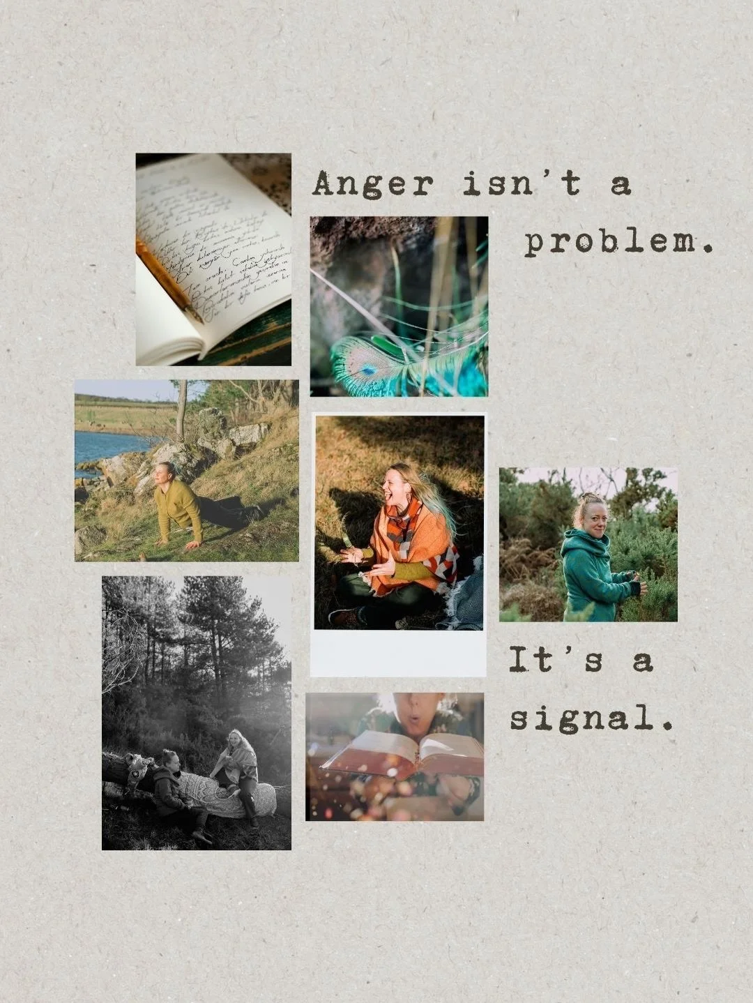 For a long time, I thought anger was something I needed to manage, soften, or make more &ldquo;acceptable&rdquo;.
But the more I listened to it &mdash; in my body, in nature, in community &mdash; the more I realised it was actually trying to protect 