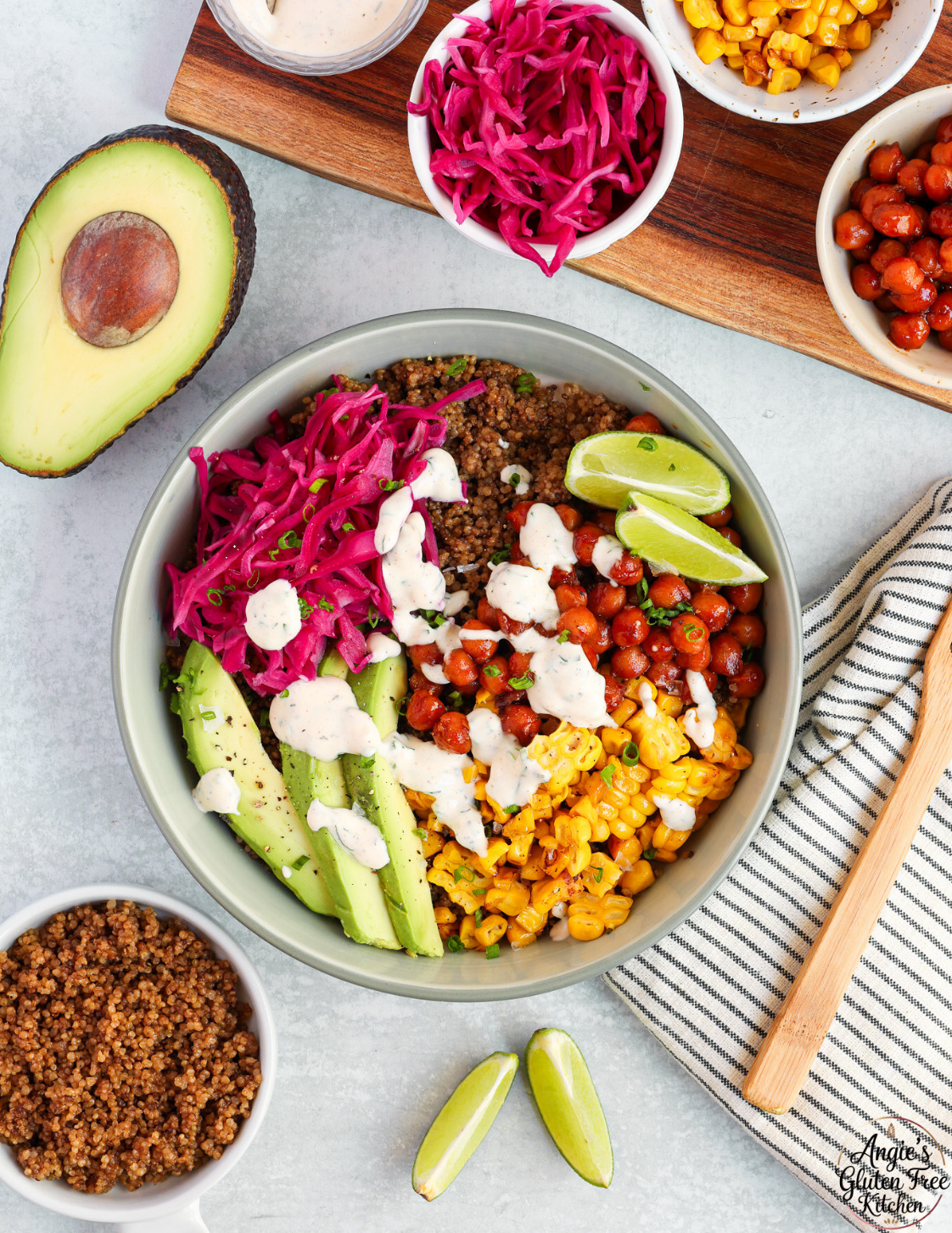 BBQ Chickpea Quinoa Bowl