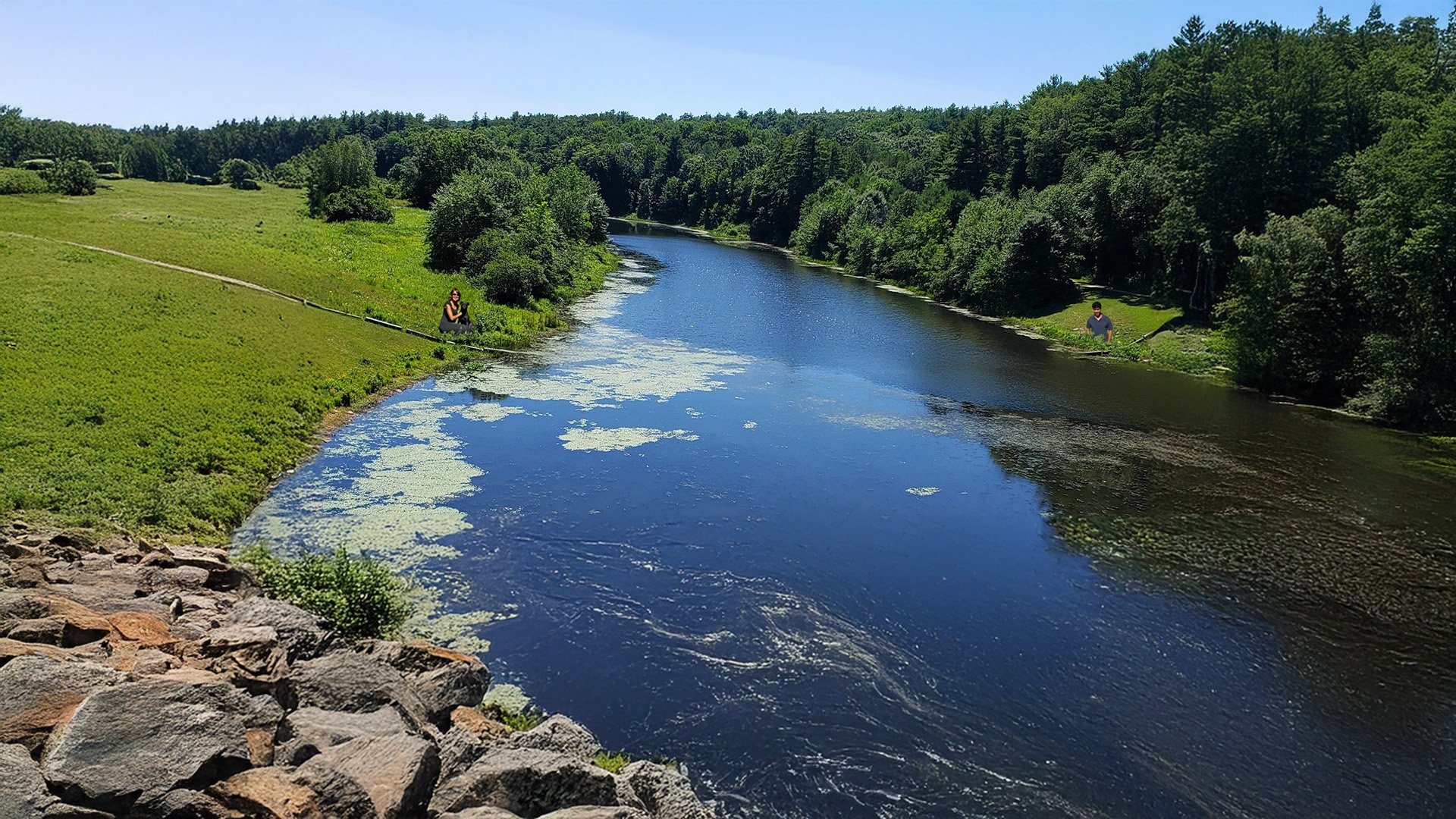 Lovers on Opposite Sides of River