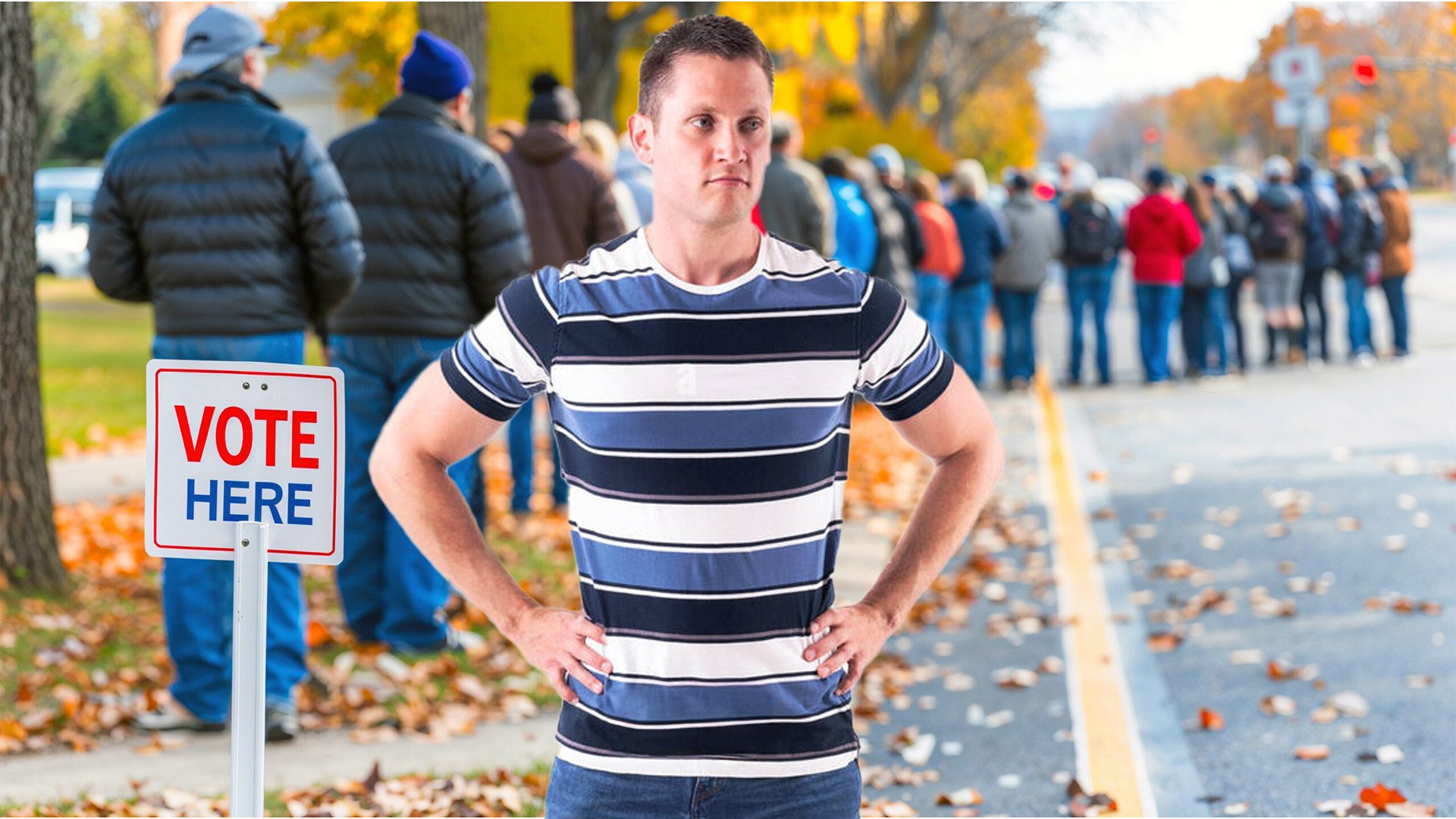 Area Man’s Vote Suppressed By Line