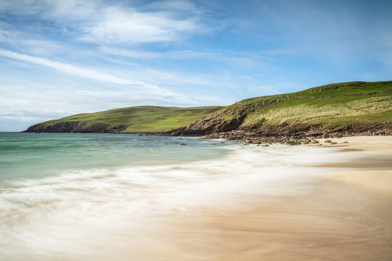 Stoer Bay, Assent