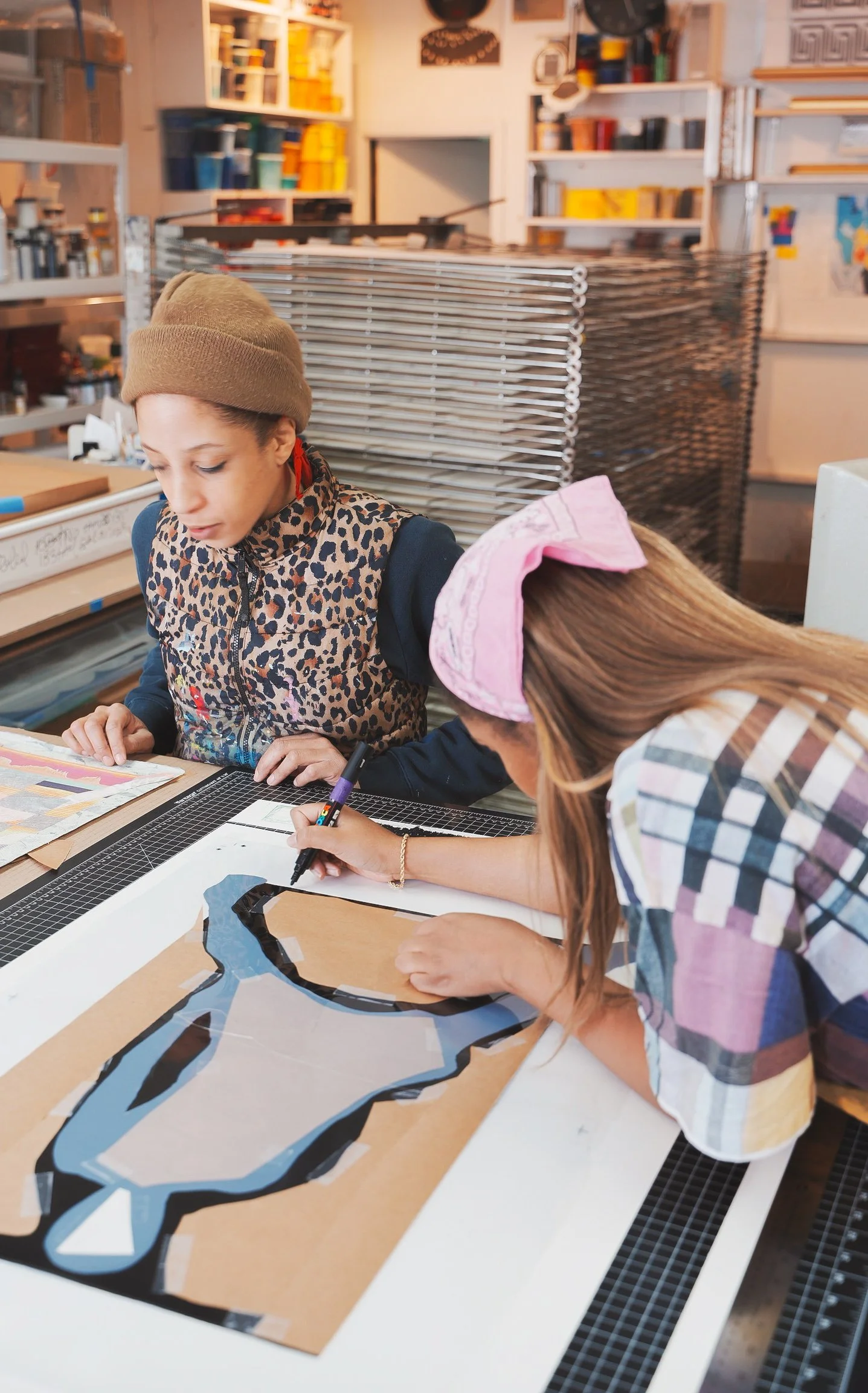 Through its formal strategies and material references, A Little Off the Grid considers how everyday objects operate as vessels of lived experience, cultural memory, and inherited knowledge. The interplay of netting, grid structures, and organic textu