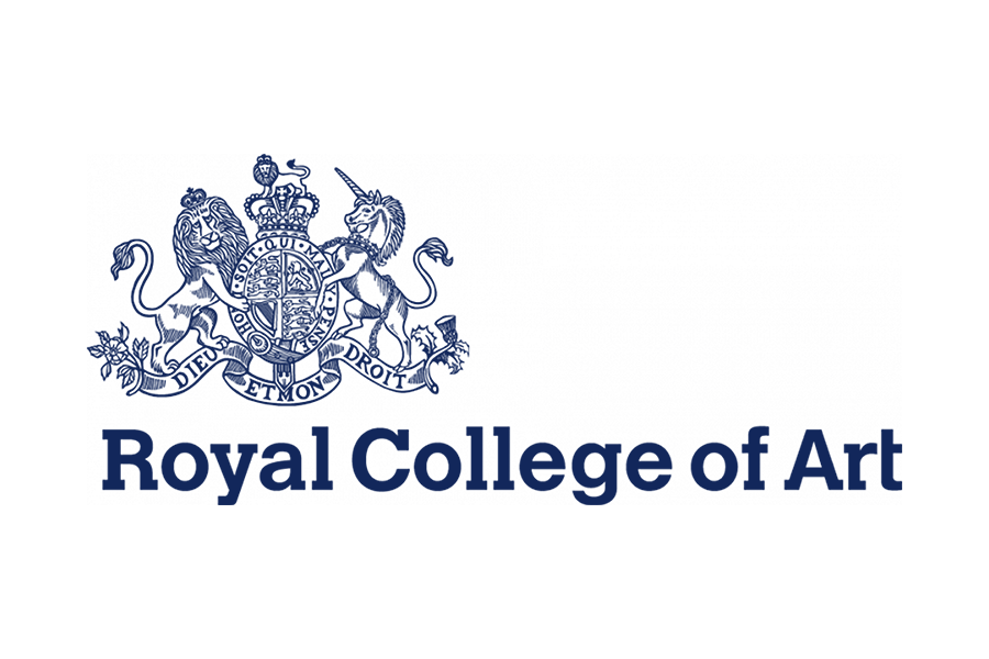 Royal College of Art logo with crest and text.