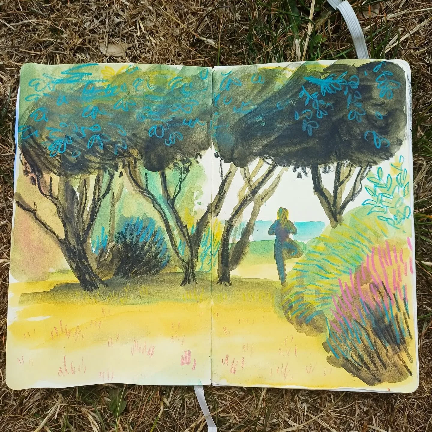 I don't use black either in these lunch break drawings or my professional work so thought I'd rock the boat ⛵️

#brunswicksquare
#Hove

Did it work?