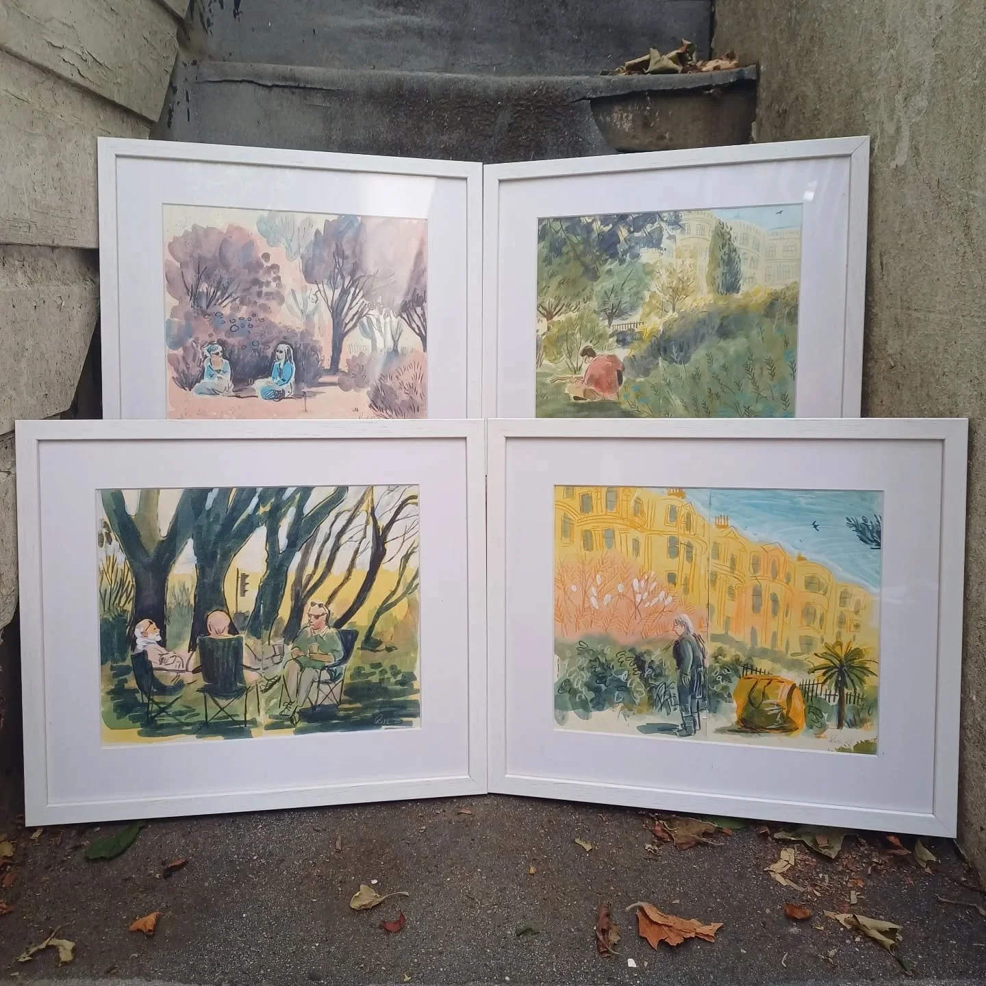 🫠 Some exciting news... some of my recent artworks from my lunch break drawings have been selected to go on display at the @atelierbrighton summer exhibition! And they're for sale!

Taking them from my sketchbook to frame was nerve wracking, but I m