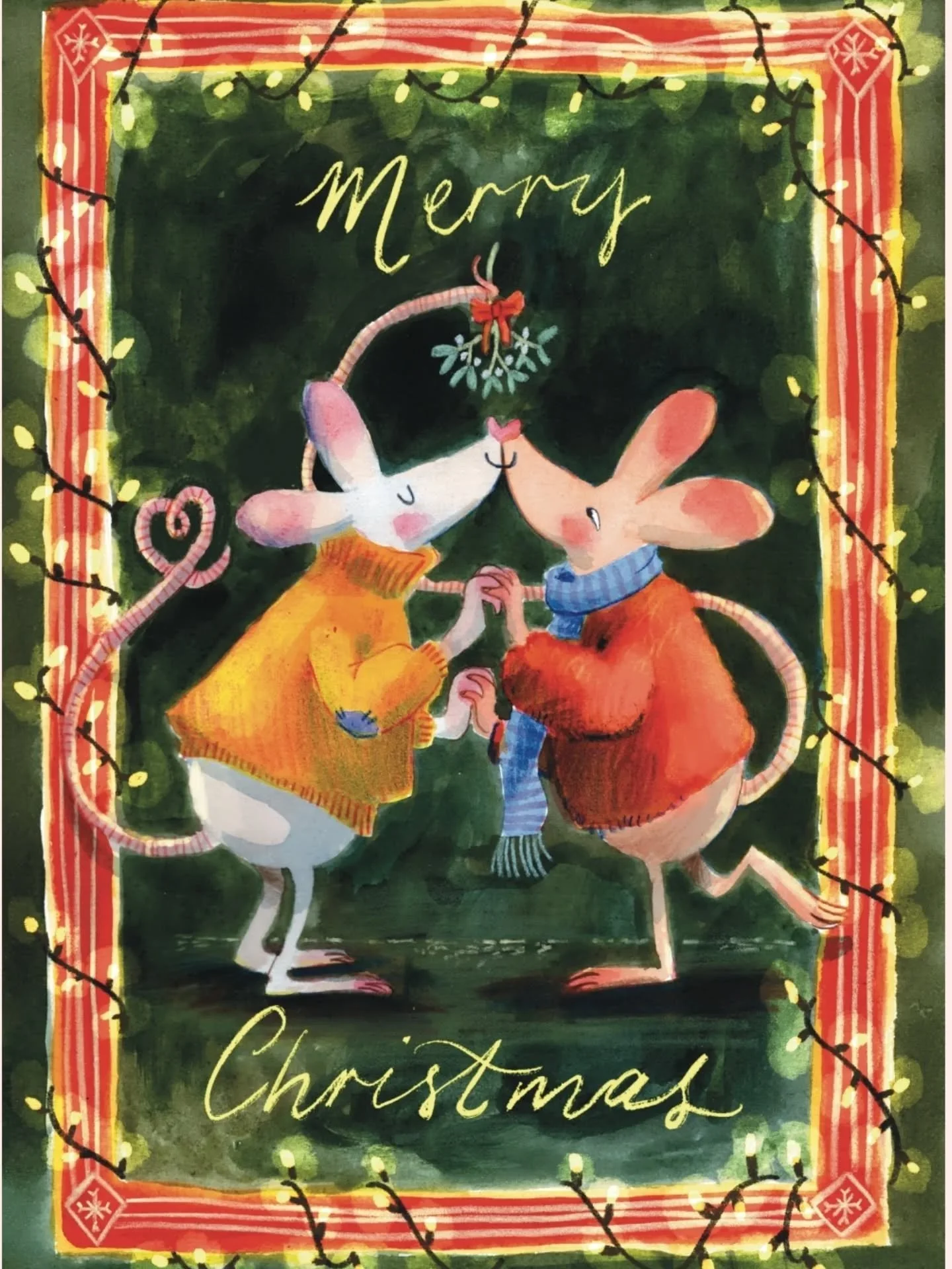 Site-wide sale until 3rd December on my website (link in bio) using code WINTER25.

Thank you for all your orders so far! I'm so grateful for your support 🤶 ✨️ 

I only have a handful of these Christmas card cuties left. Should have ordered more, li