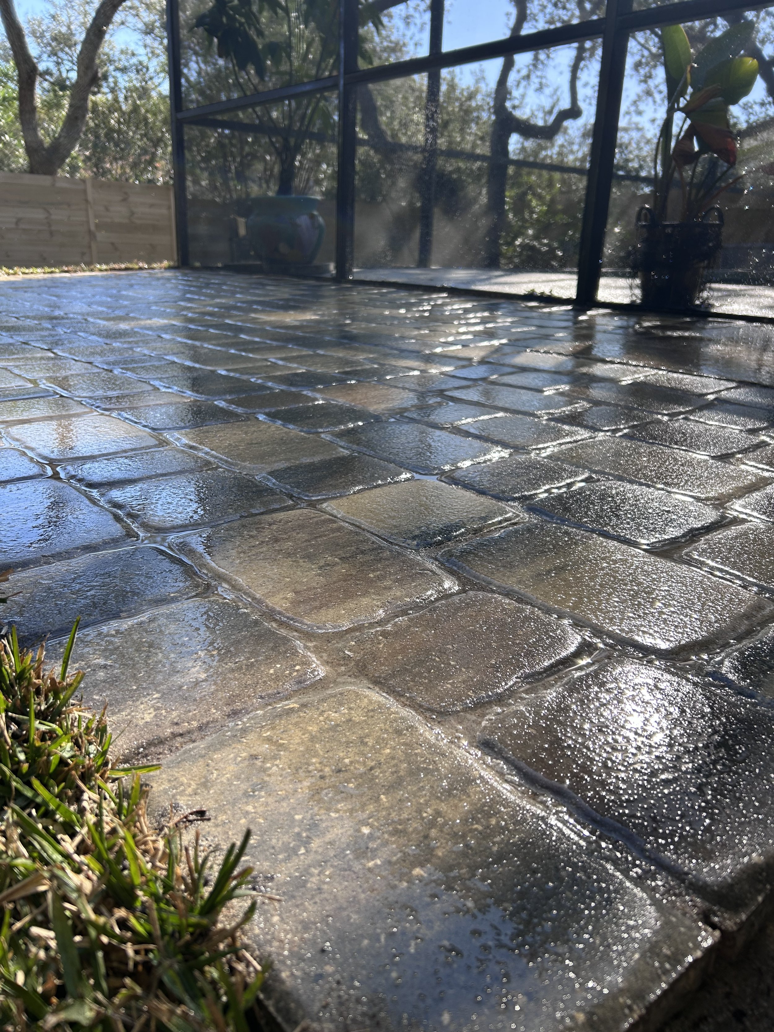 Paver installation and sealing