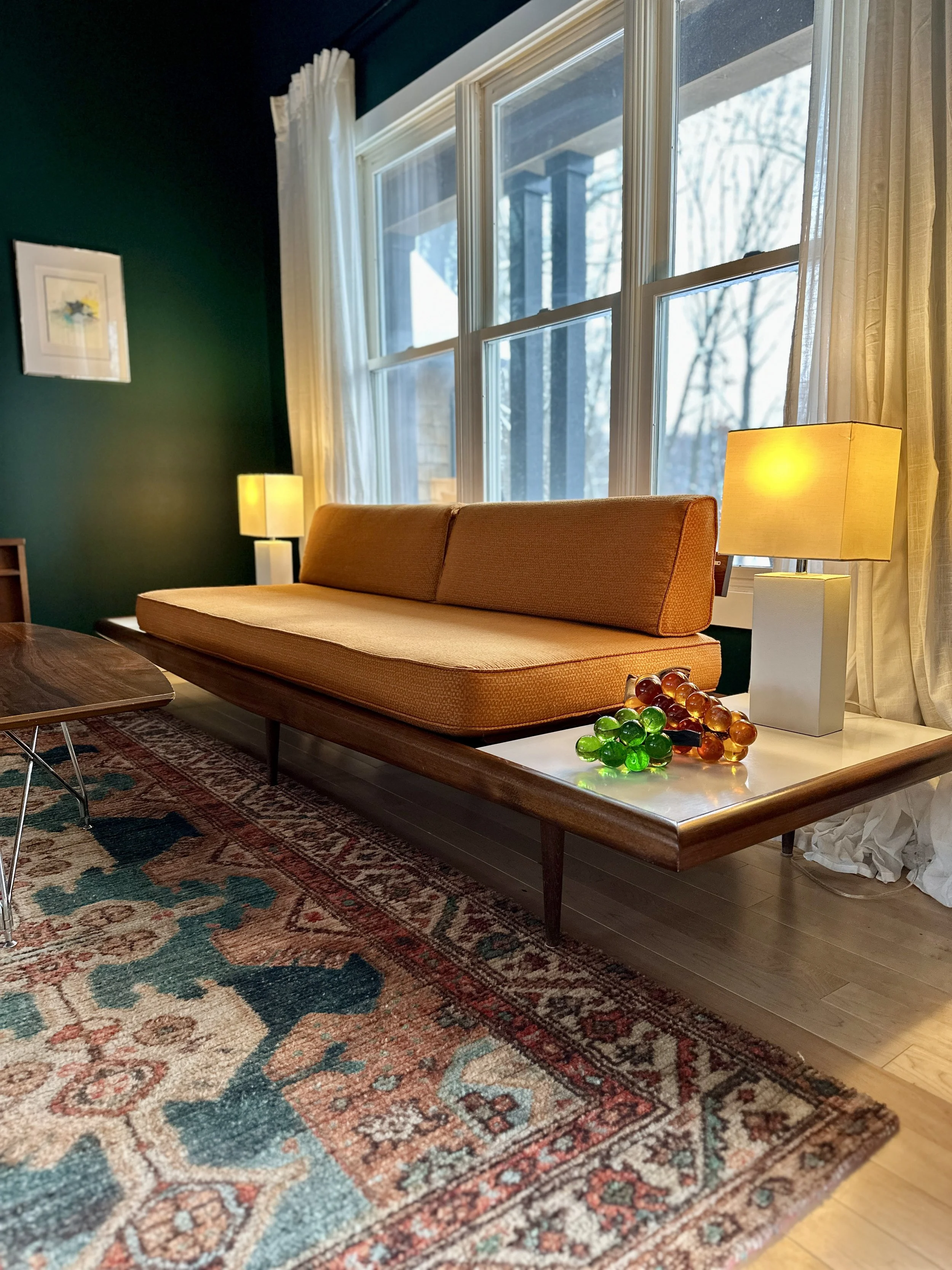 Adrian Pearsall Orange Sofa Daybed