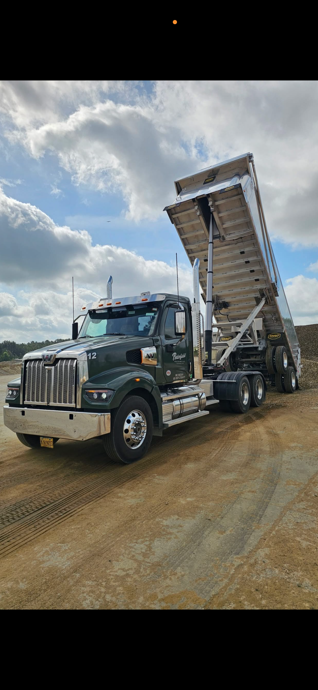 dump truck hauling sand in Texarkana