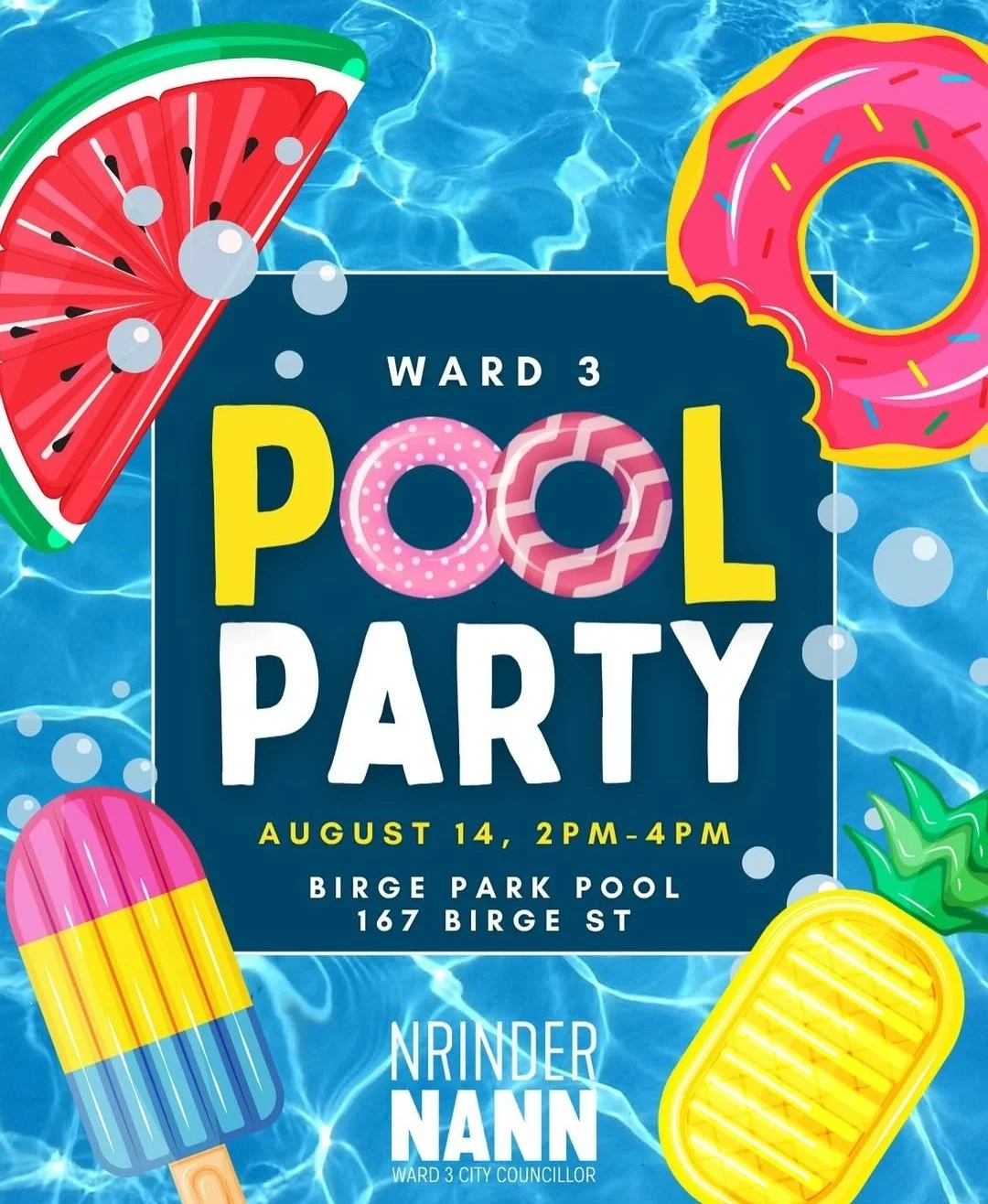 Ward 3 Pool Party