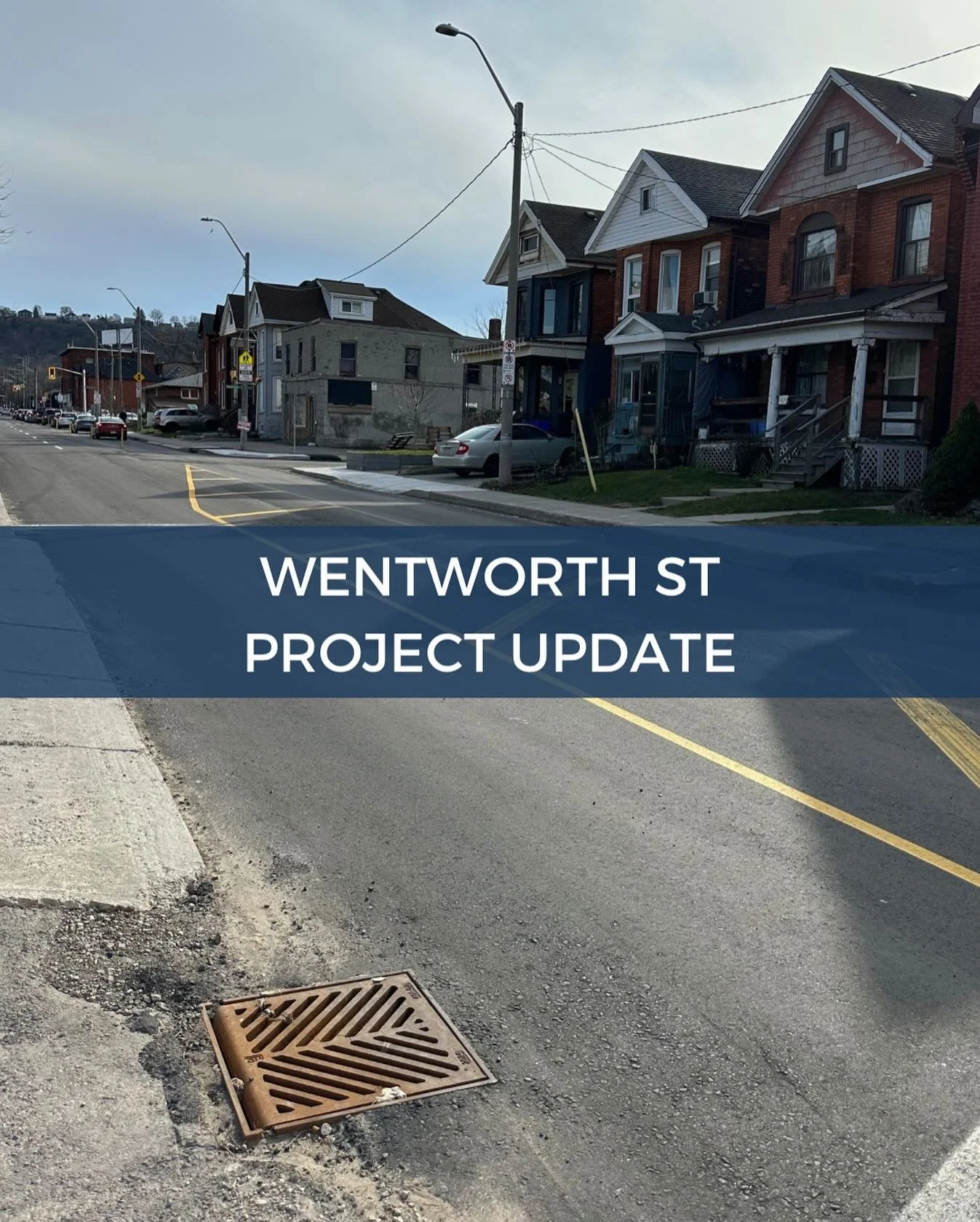 As I’ve shared before, this project falls within the LRT enabling works meaning the subsurface watermain work here upgrades infrastructure and moves capacity away from King St in advance of LRT construction.
The Wentworth St/Wilson St/Sherman