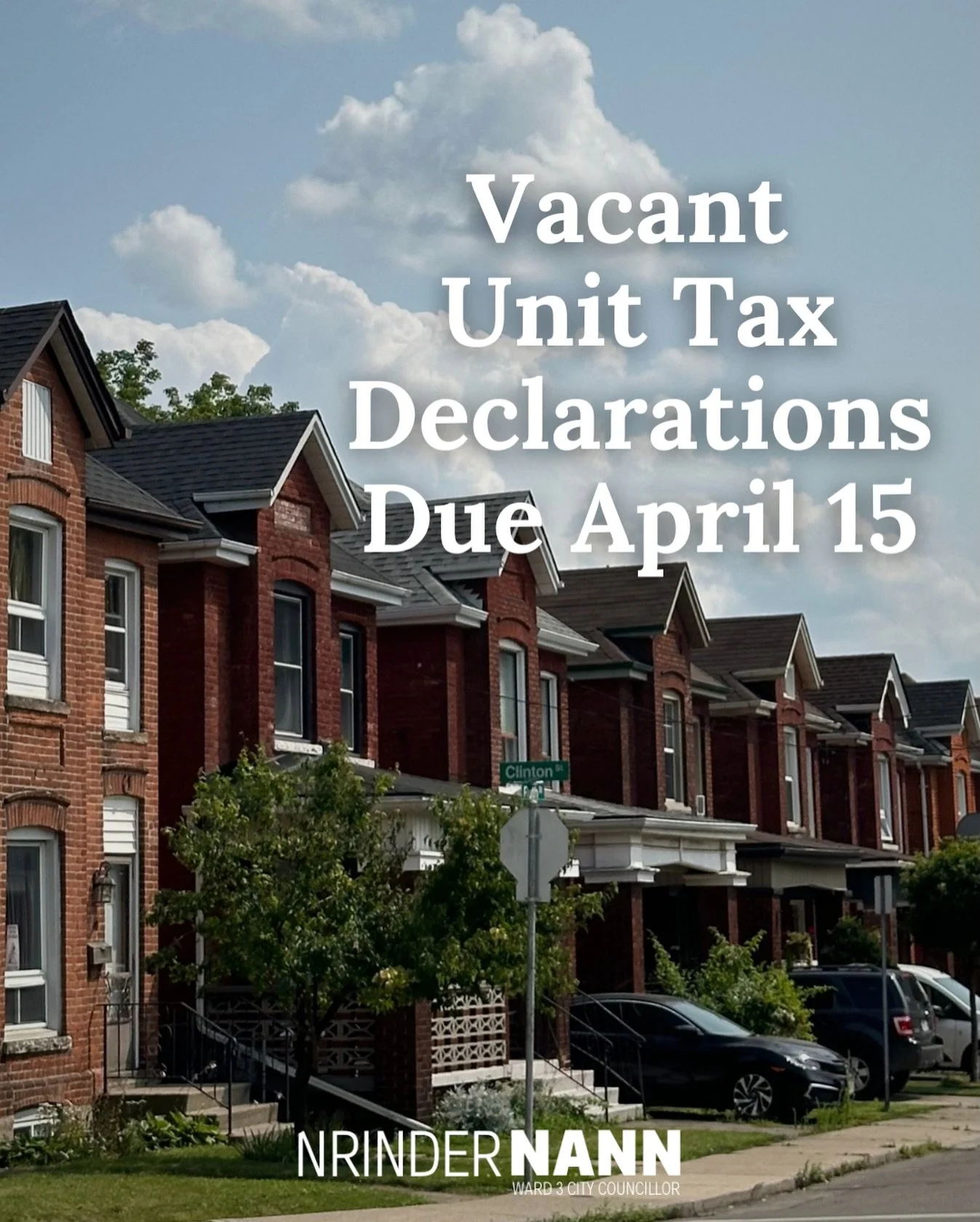 If you own residential property in Hamilton, you&rsquo;re required to complete an annual Vacant Unit Tax (VUT) declaration. The deadline of April 15, 2026 is quickly approaching! Here&rsquo;s what you need to know:

How to declare
You&rsquo;ll need y